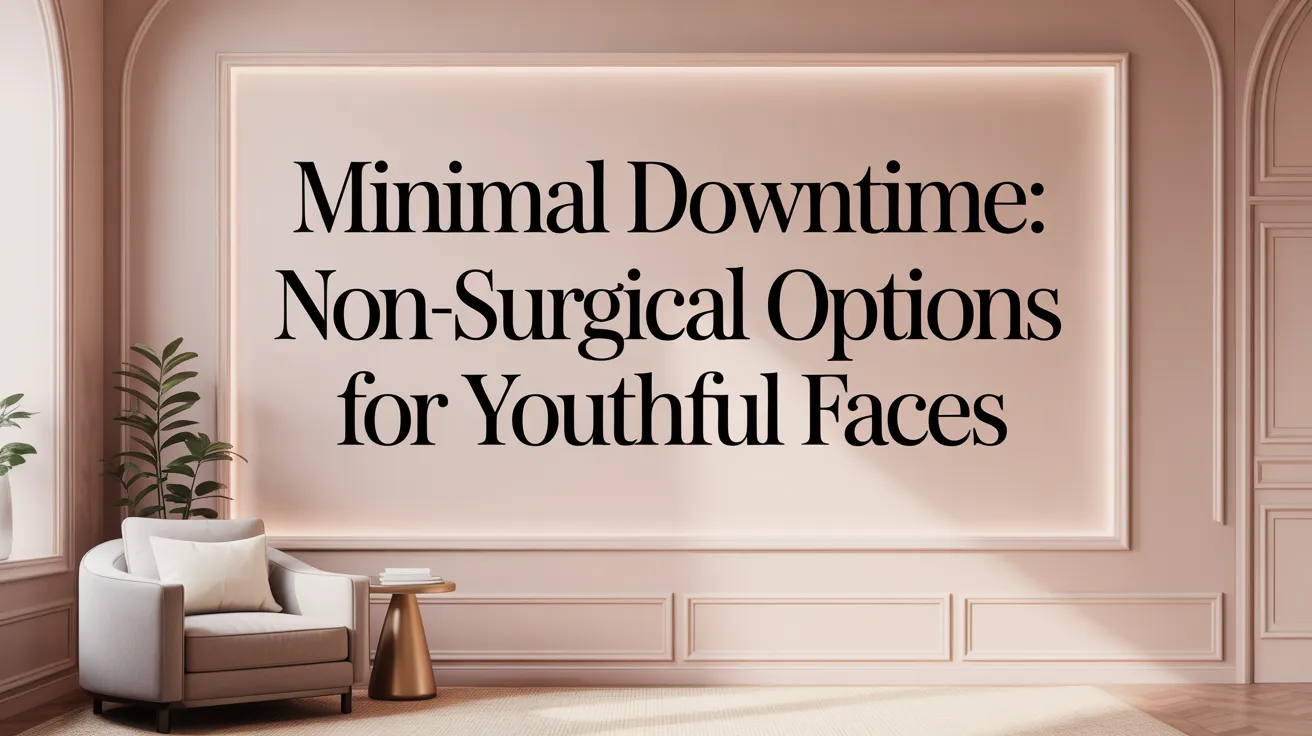 Minimal Downtime: Non-Surgical Options for Youthful Faces