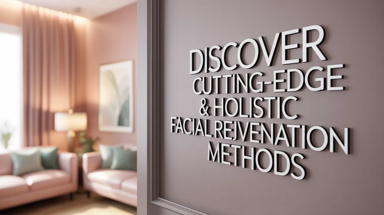 Discover Cutting-Edge &amp; Holistic Facial Rejuvenation Methods