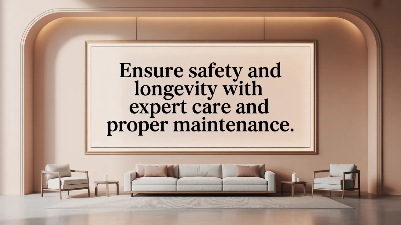 Ensure safety and longevity with expert care and proper maintenance.