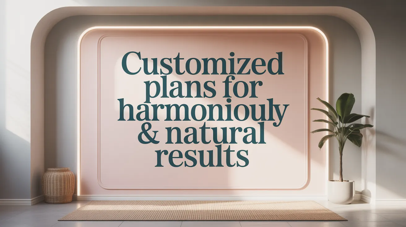 Customized Plans for Harmonious &amp; Natural Results