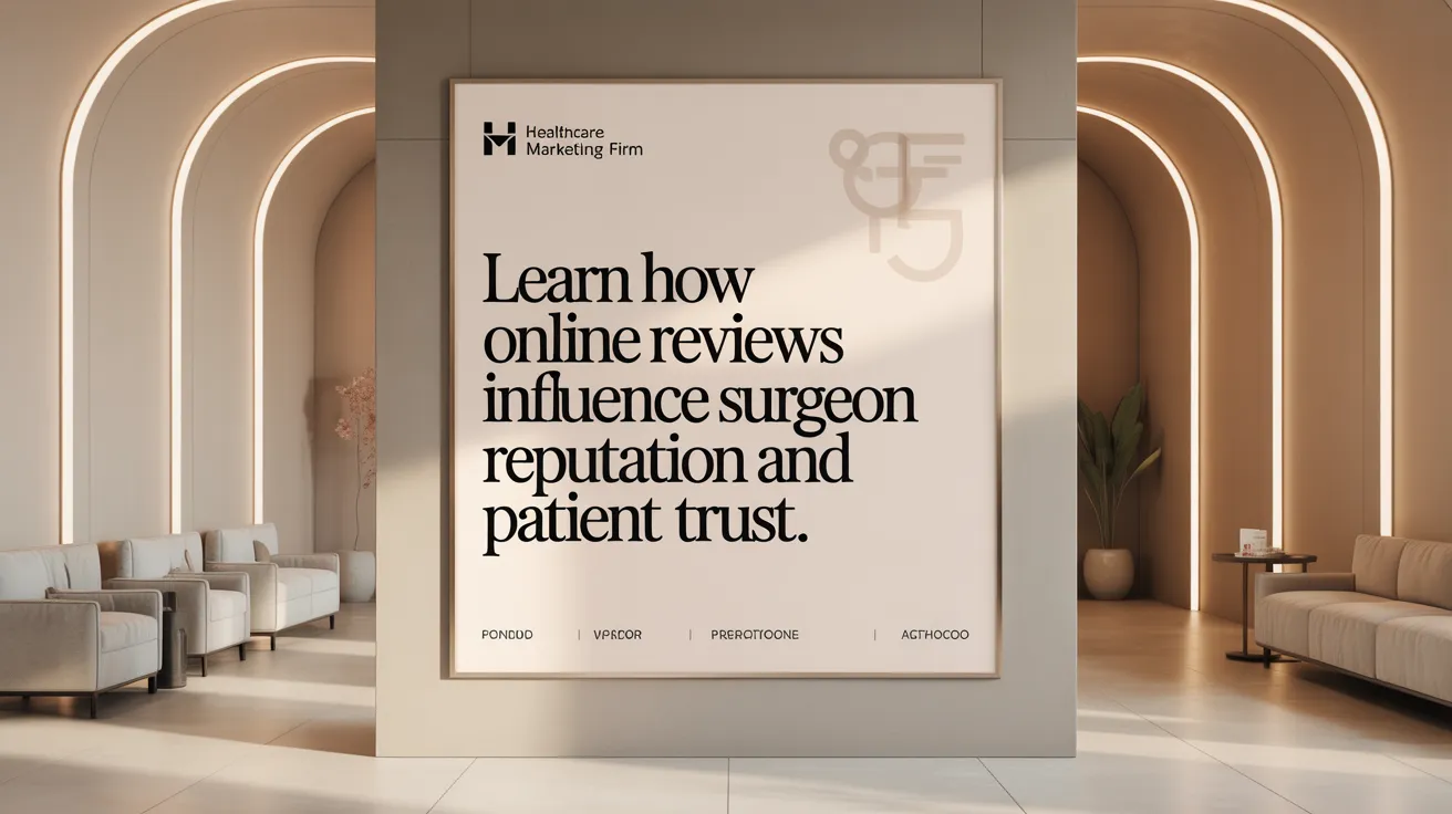Learn how online reviews influence surgeon reputation and patient trust.