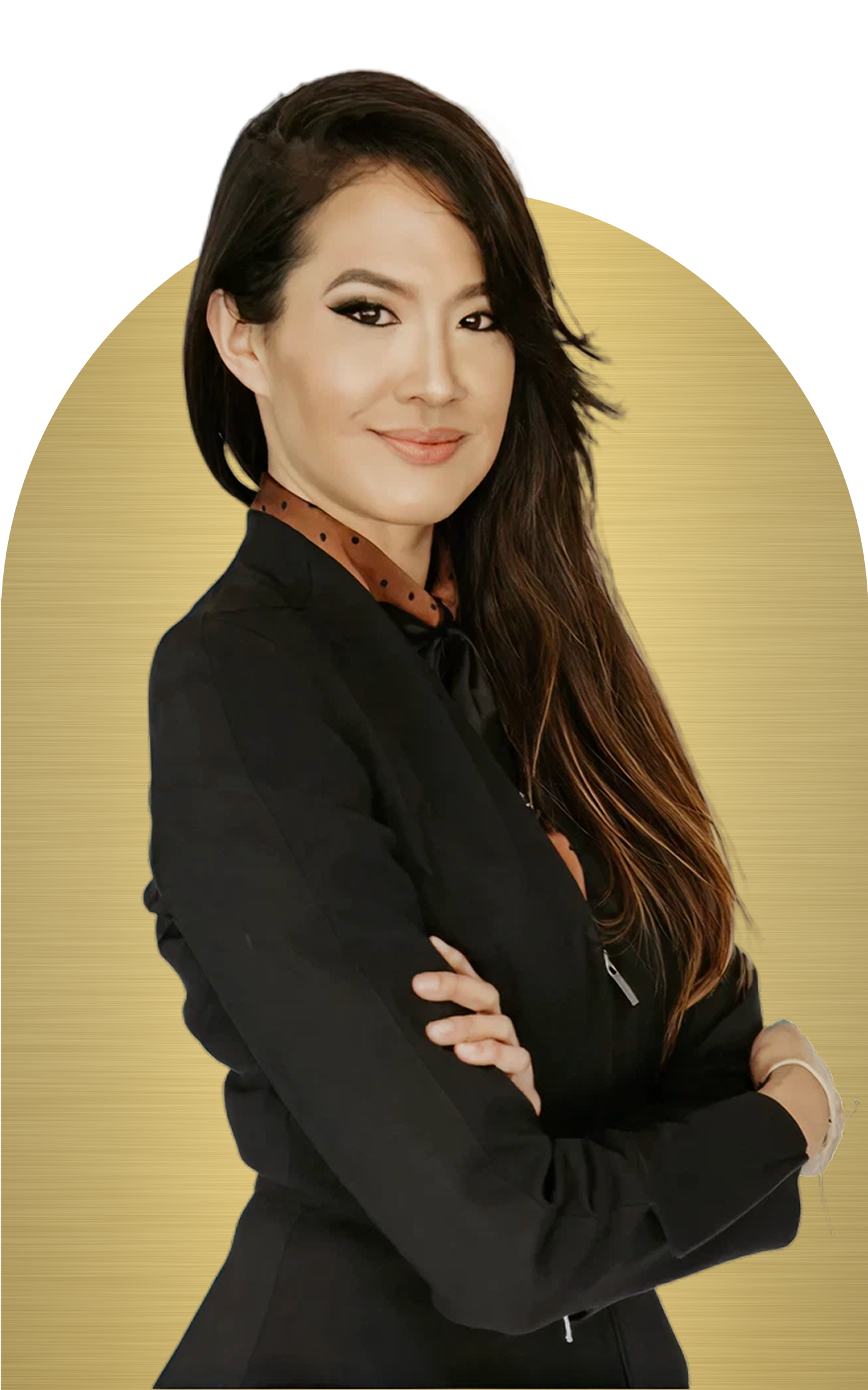 Attorney Diane Chang, top-rated Los Angeles personal injury and dog bite lawyer, smiling confidently in a professional portrait.