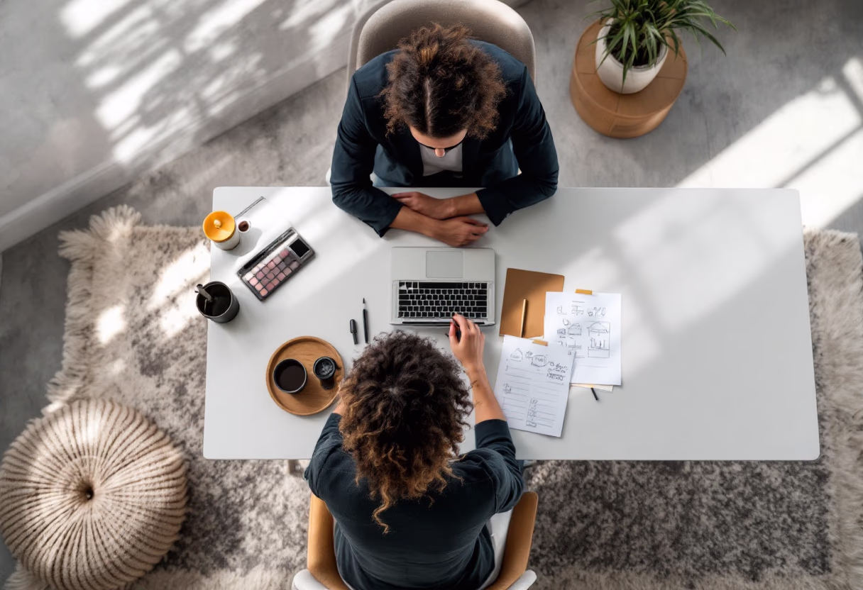 interface of task management module (for a productivity tools business)