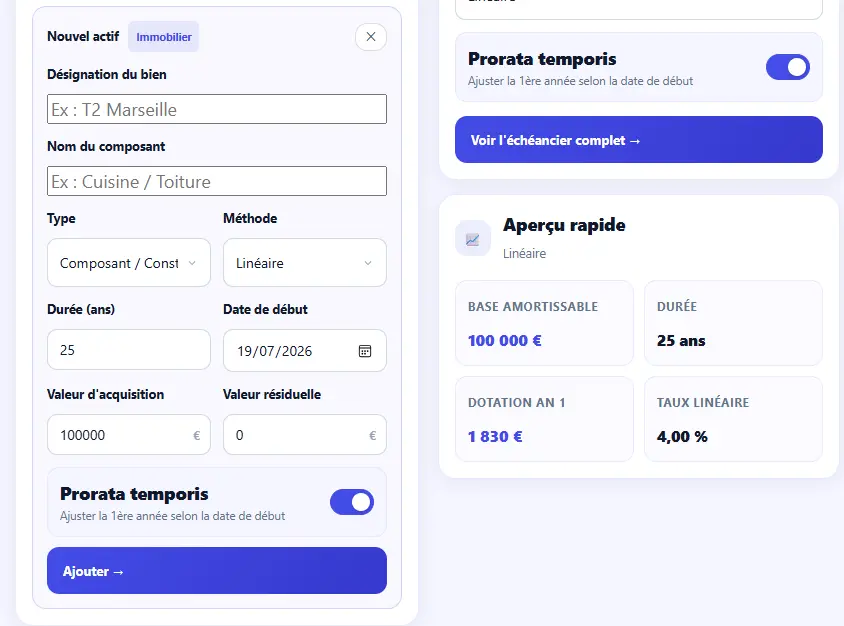 Quelle durée d’amortissement pour un bien ?
