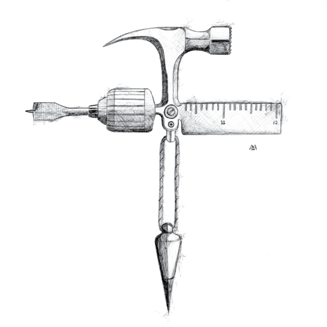 Sketch of a collection of tools