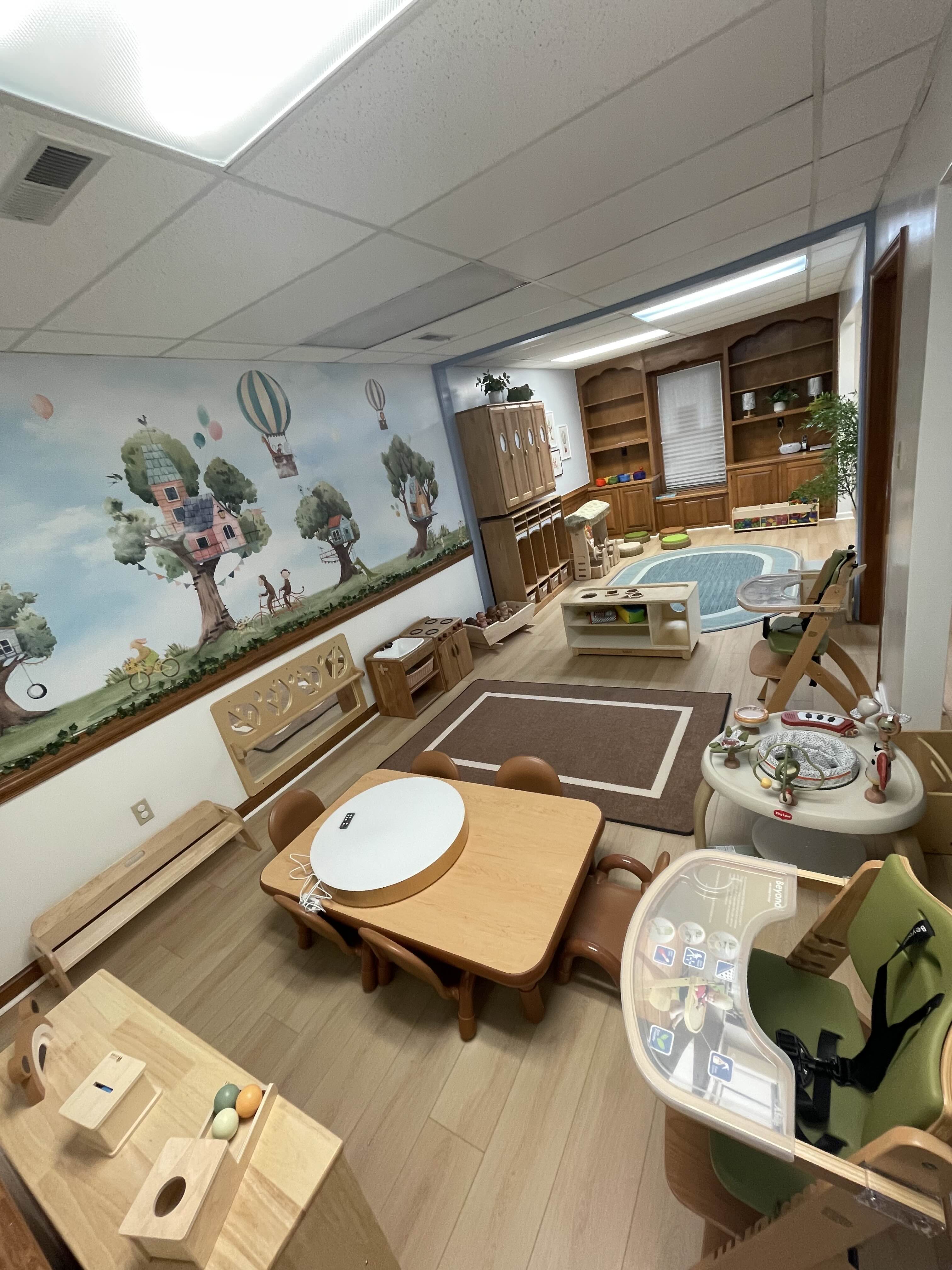 image of students during learning sessions (for a preschool & daycare)