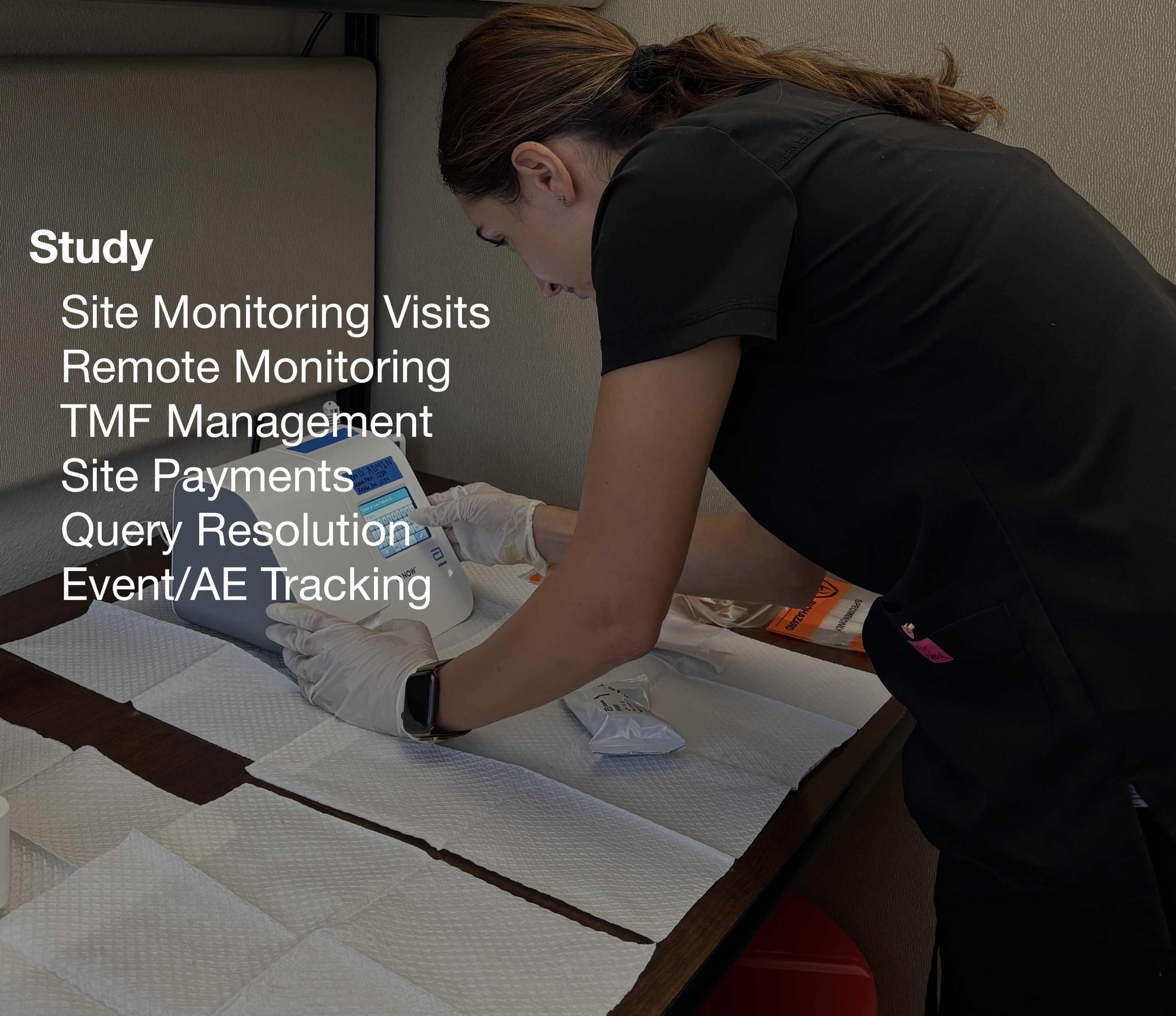 Side view of The Hamptons at night