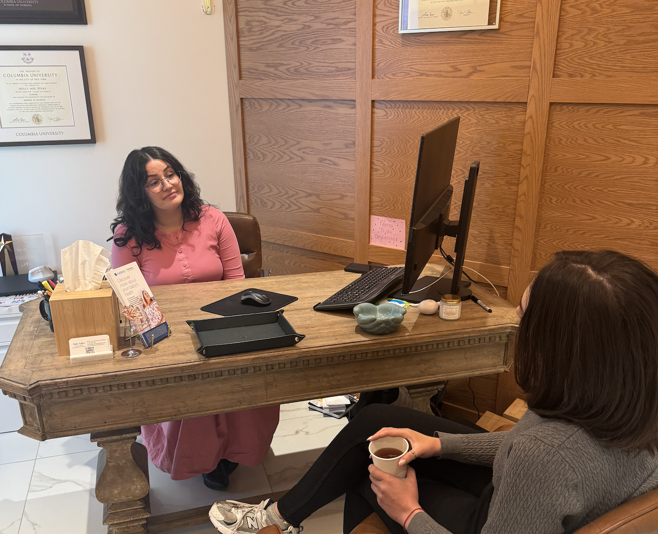 Postpartum visit at Materna Healthcare