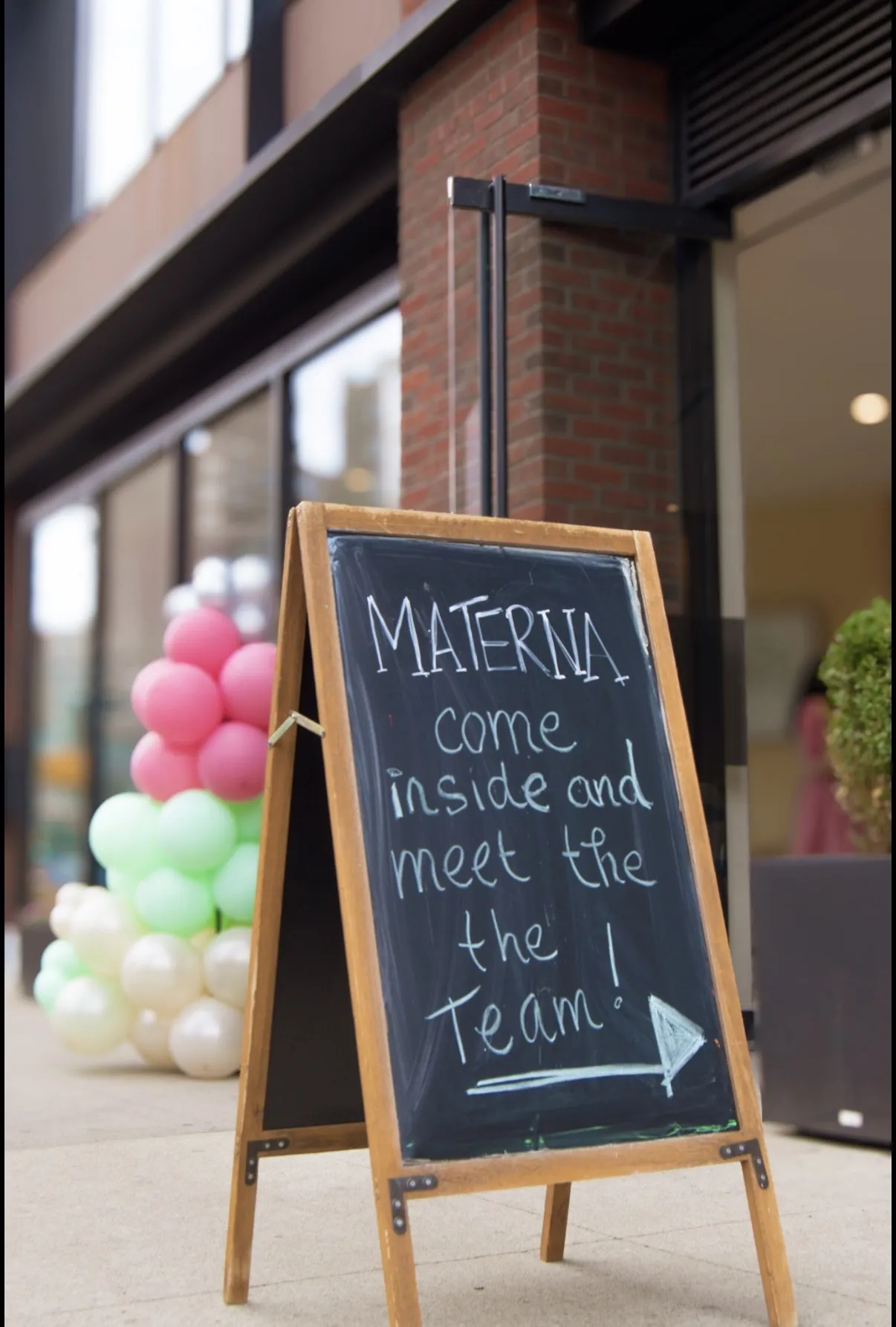 The Materna West Village storefront