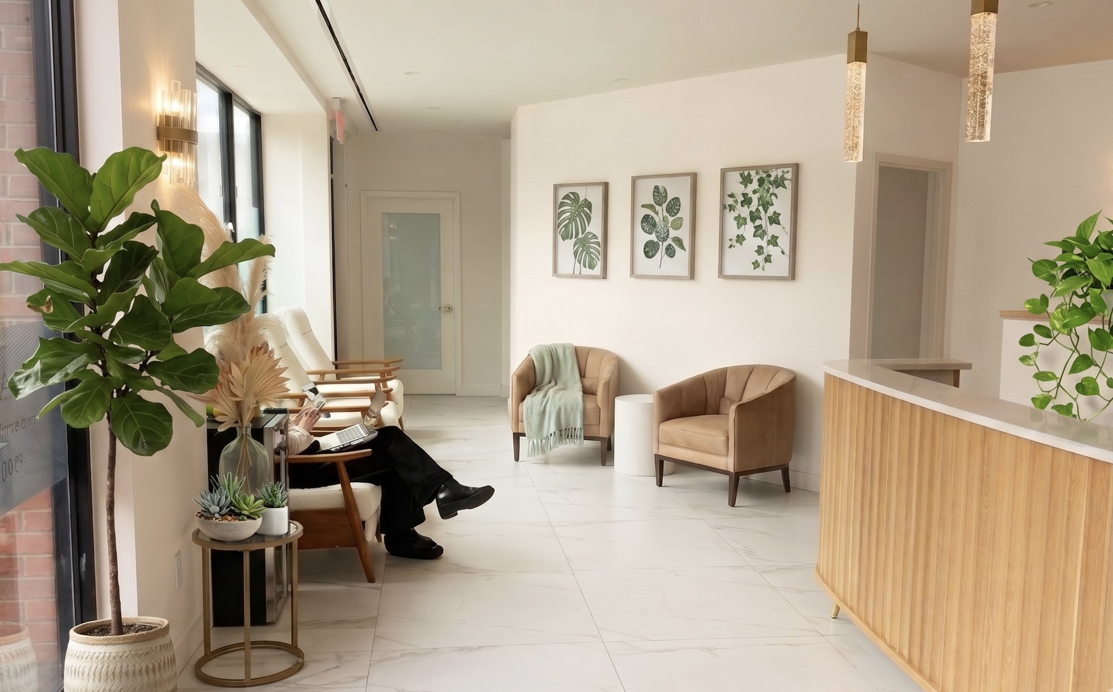 Inside the Materna office in the West Village