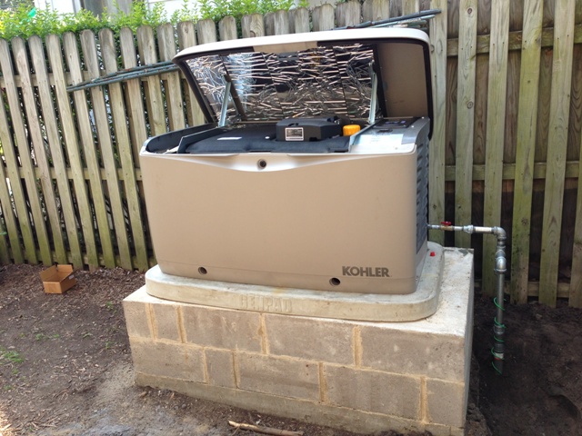Whole House Generator on Storm Rated Pad
