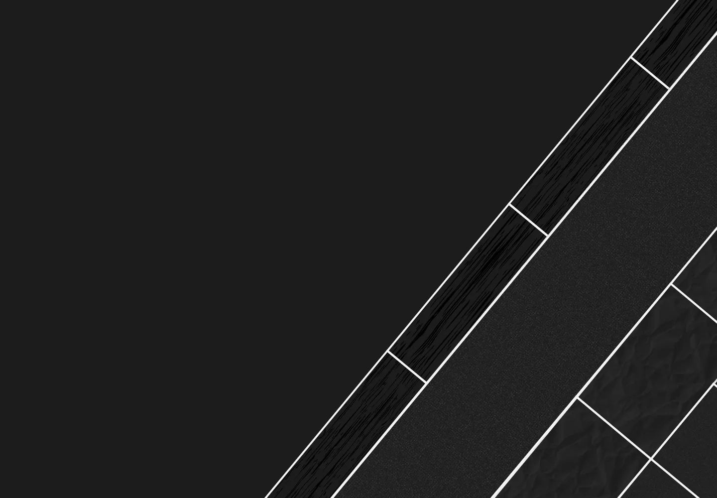 mix of flooring types