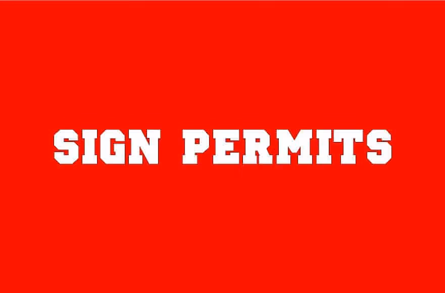 Sign permit