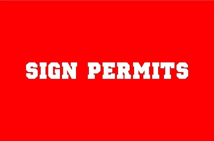 Sign permit