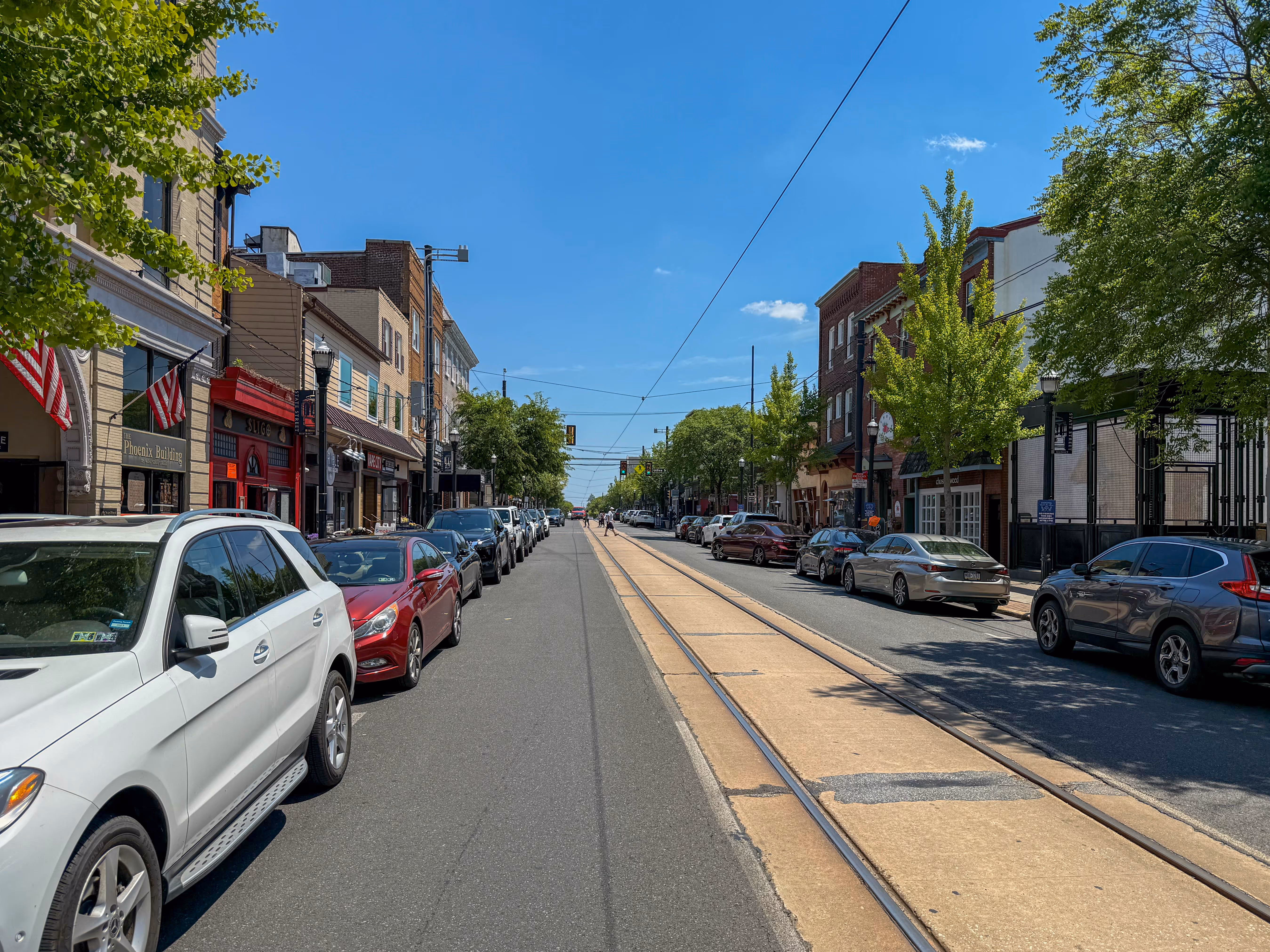 West State Street in Media, Pennsylvania serving the local community