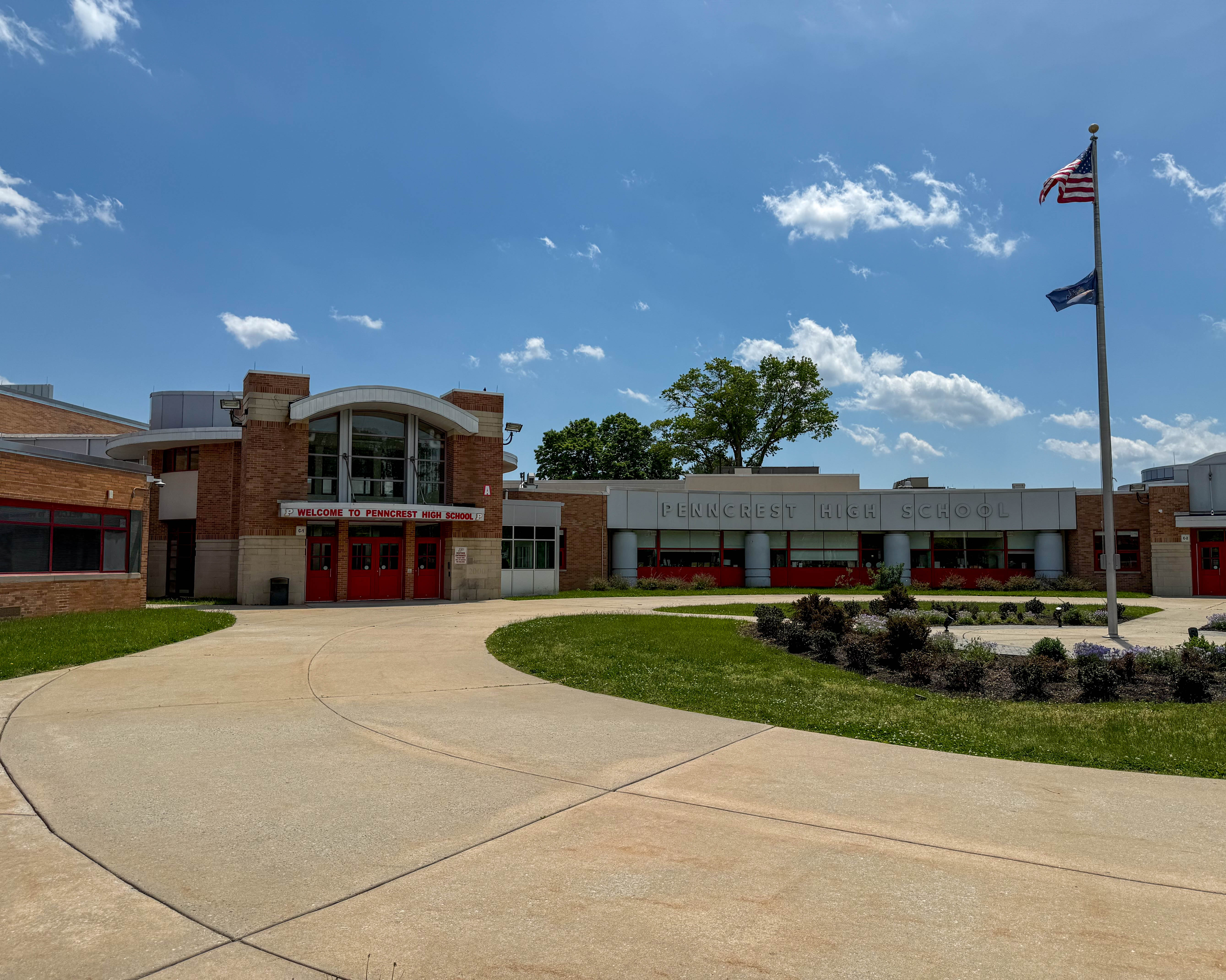 Penncrest High School at 134 Barren Road in Media, Pennsylvania serving the local community