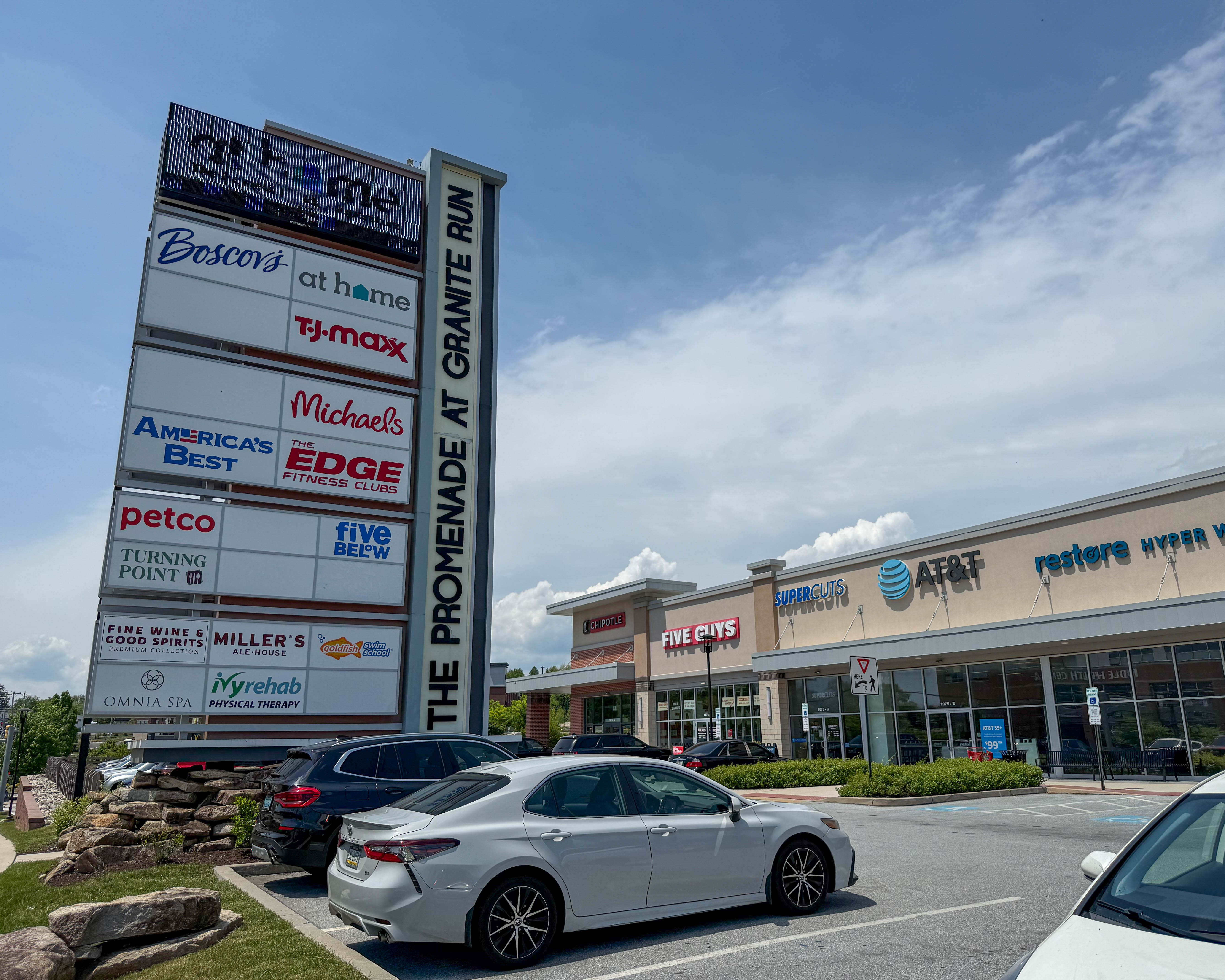 The Promenade at Granite Run, located on Granite Run Mall Road in Media, Pennsylvania serving the local community
