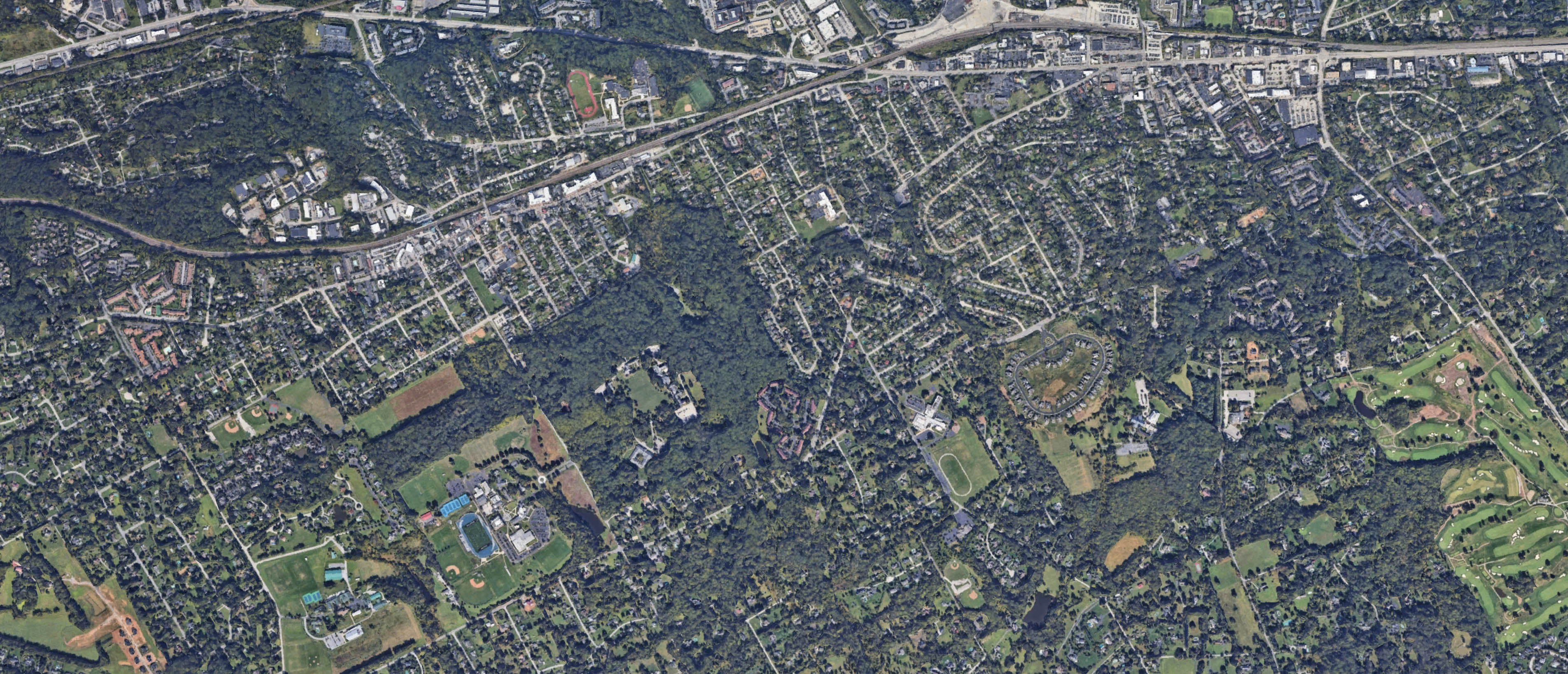 Map of Malvern, Pennsylvania serving the local community