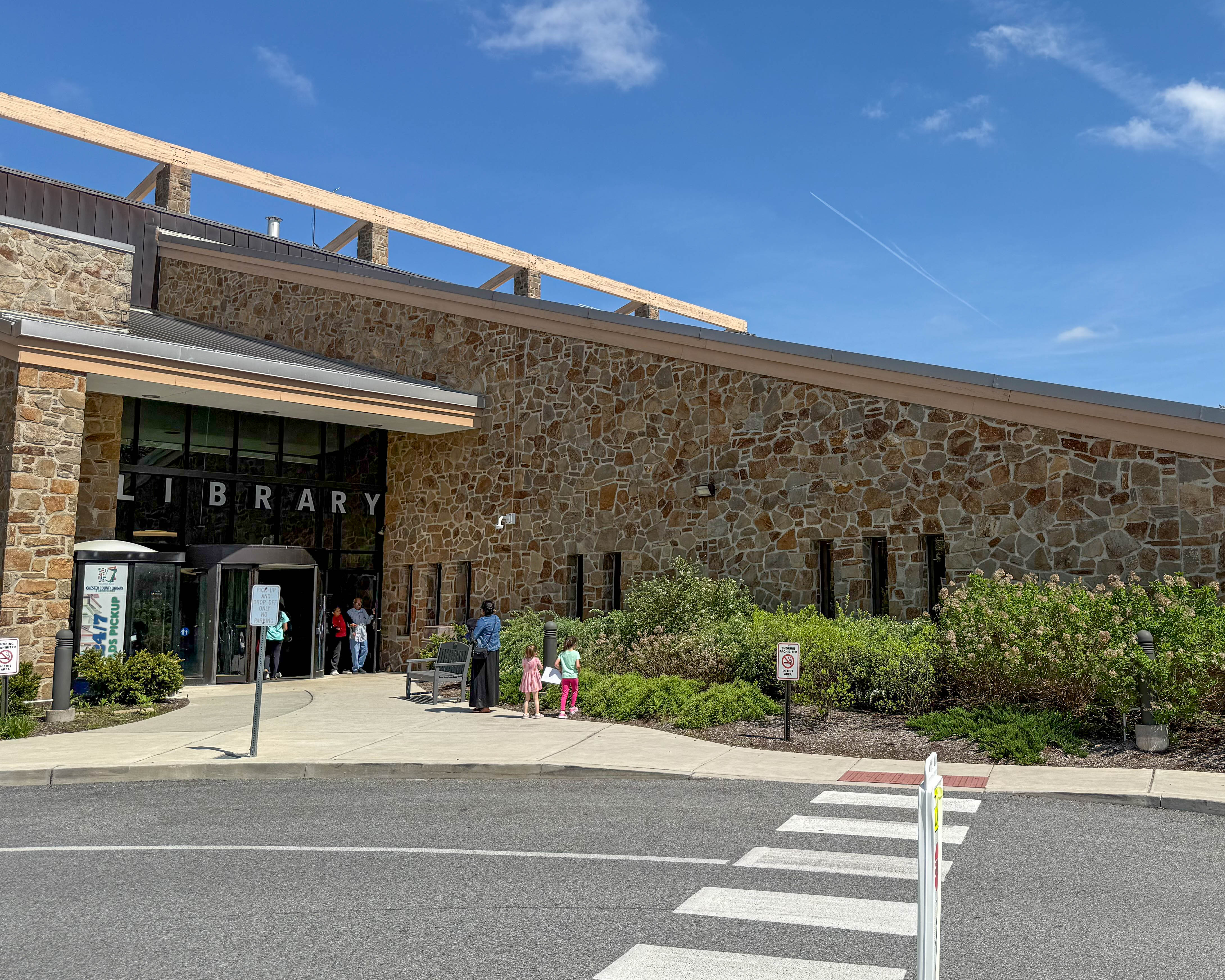 Chester County Library at 450 Exton Square Parkway in Exton, Pennsylvania serving the local community