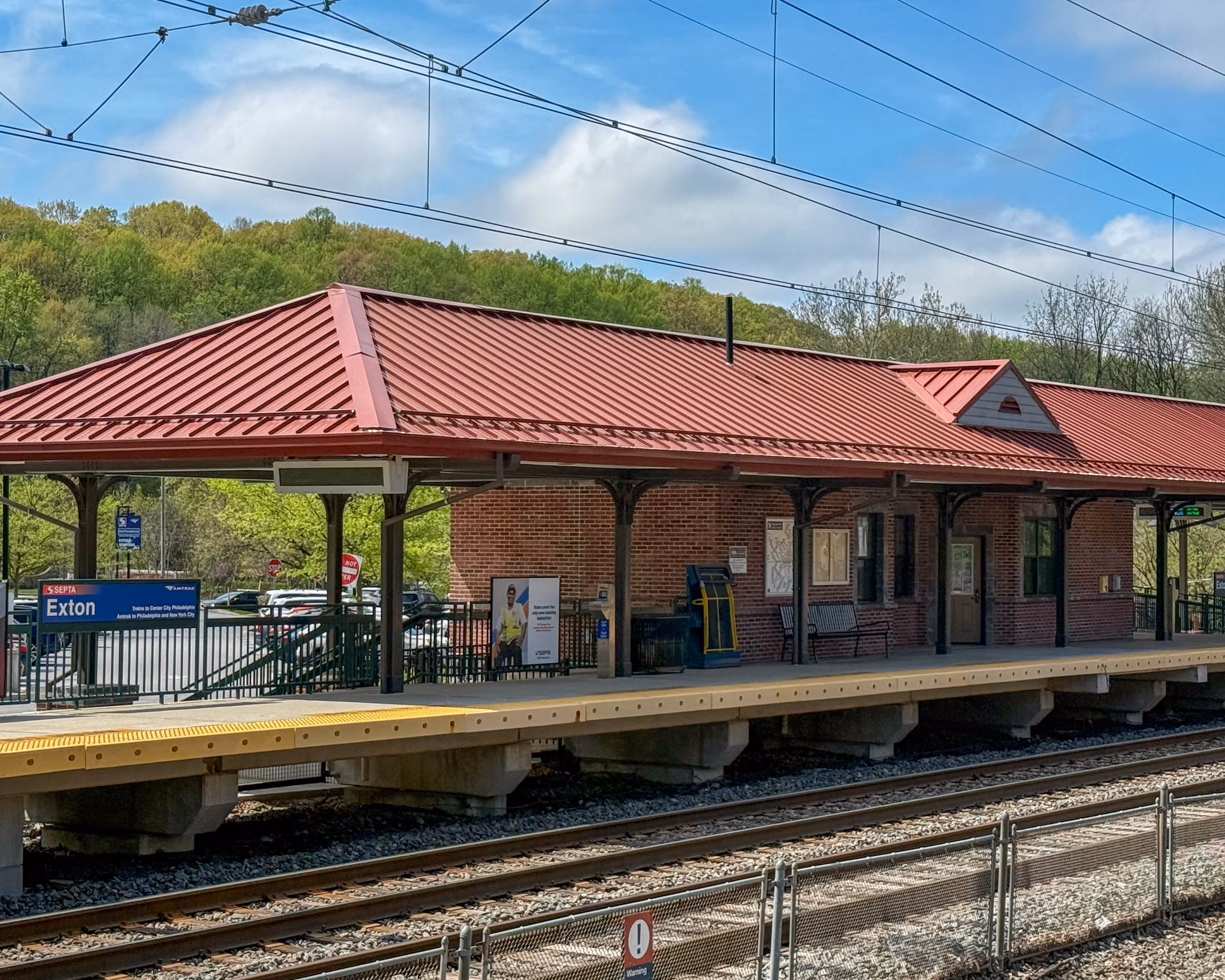Exton Train Station at 425 Walkertown Road in Exton, Pennsylvania serving the local community