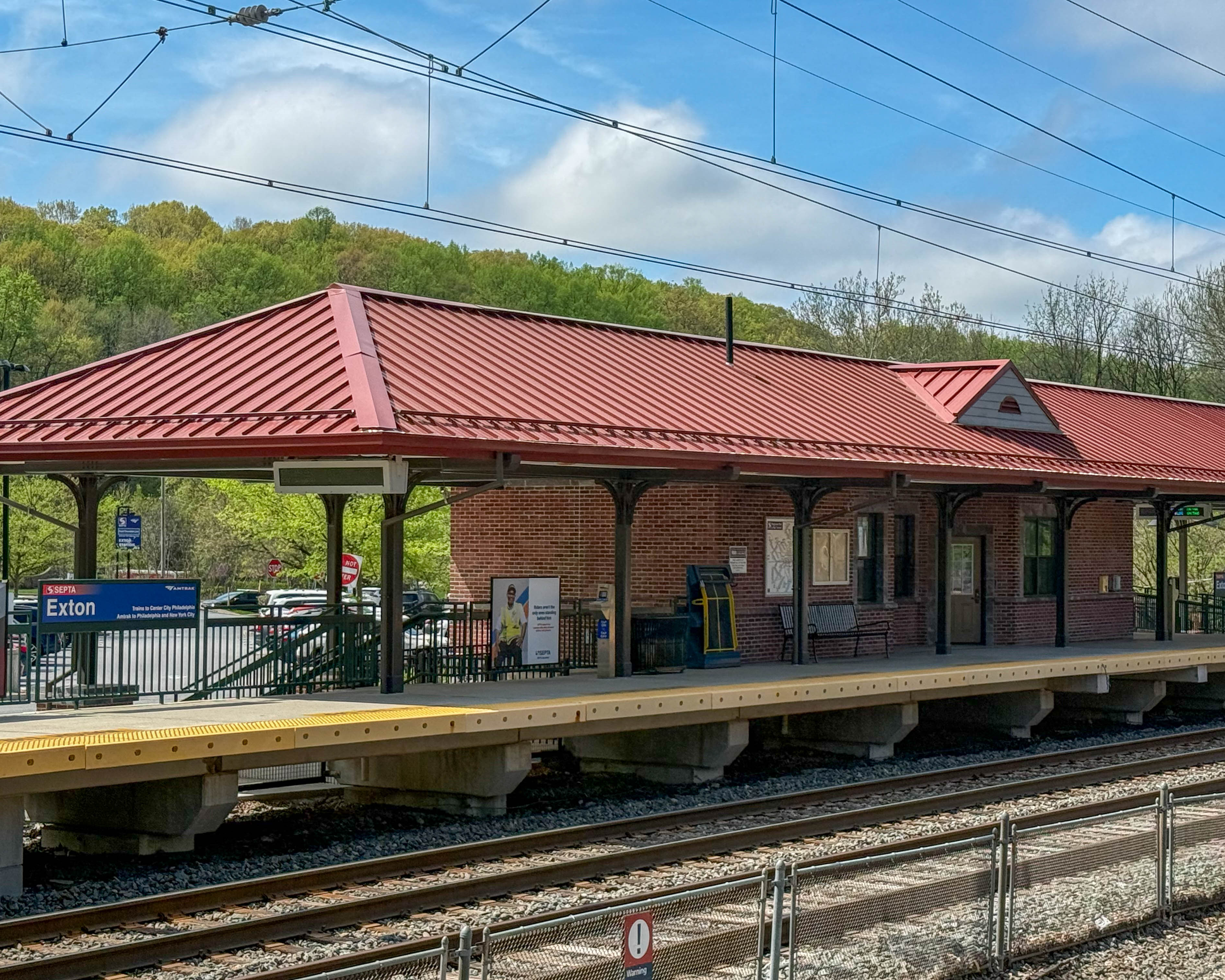 Exton Train Station at 425 Walkertown Road in Exton, Pennsylvania serving the local community