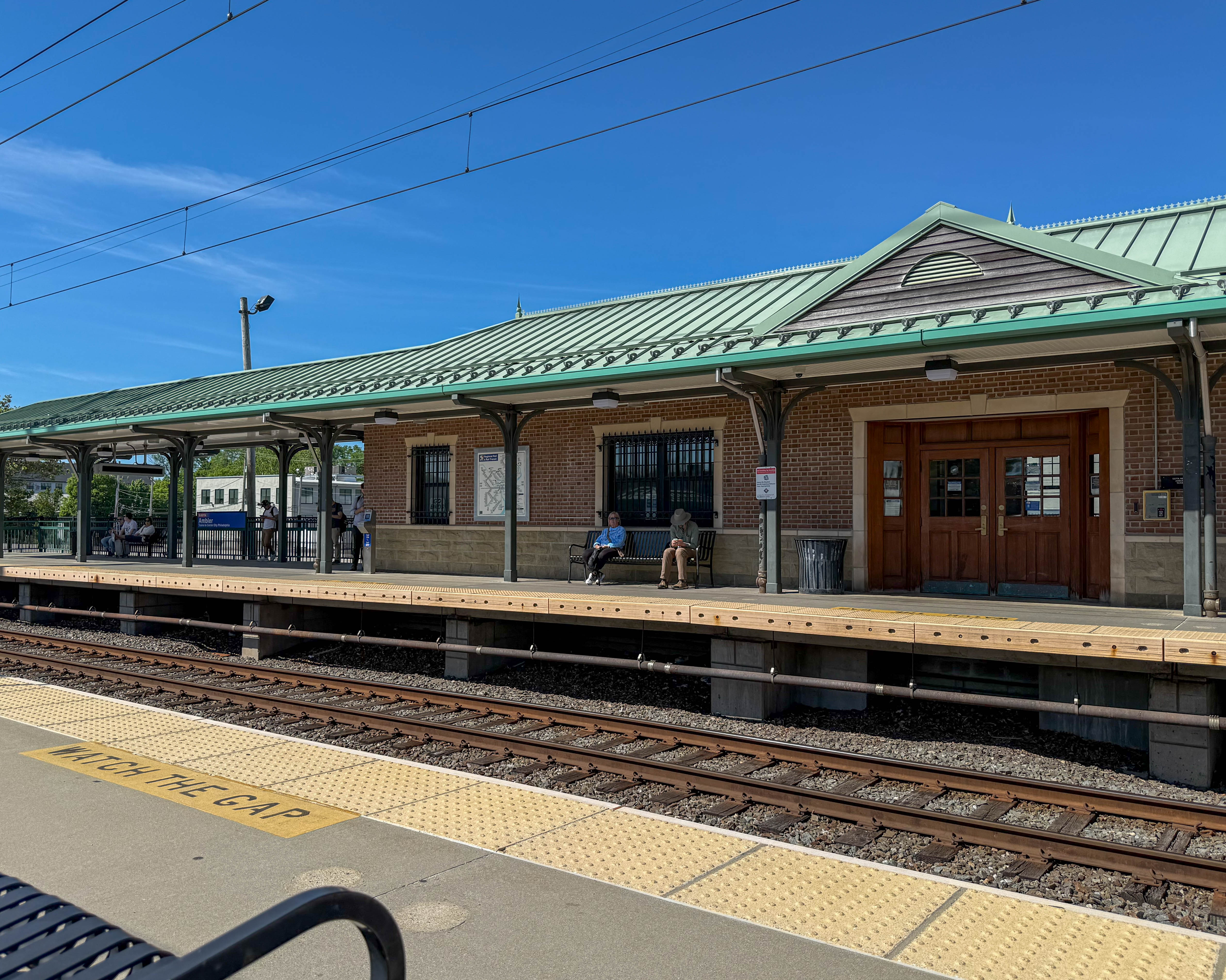 Ambler Train Station at 35 West Butler in Ambler, Pennsylvania serving the local community