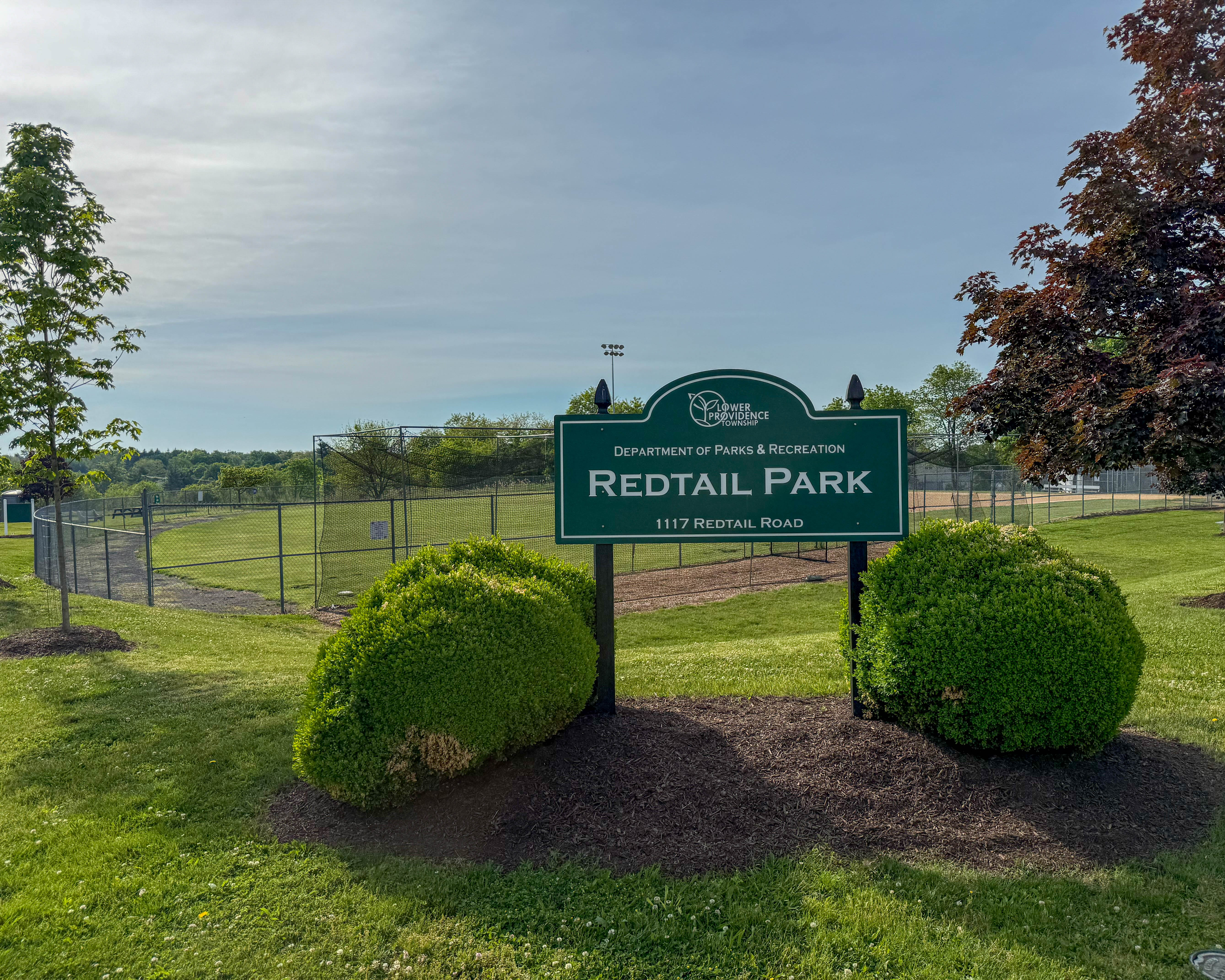 Redtail Park at 1117 Redtail Road in Audubon, Pennsylvania serving the local community