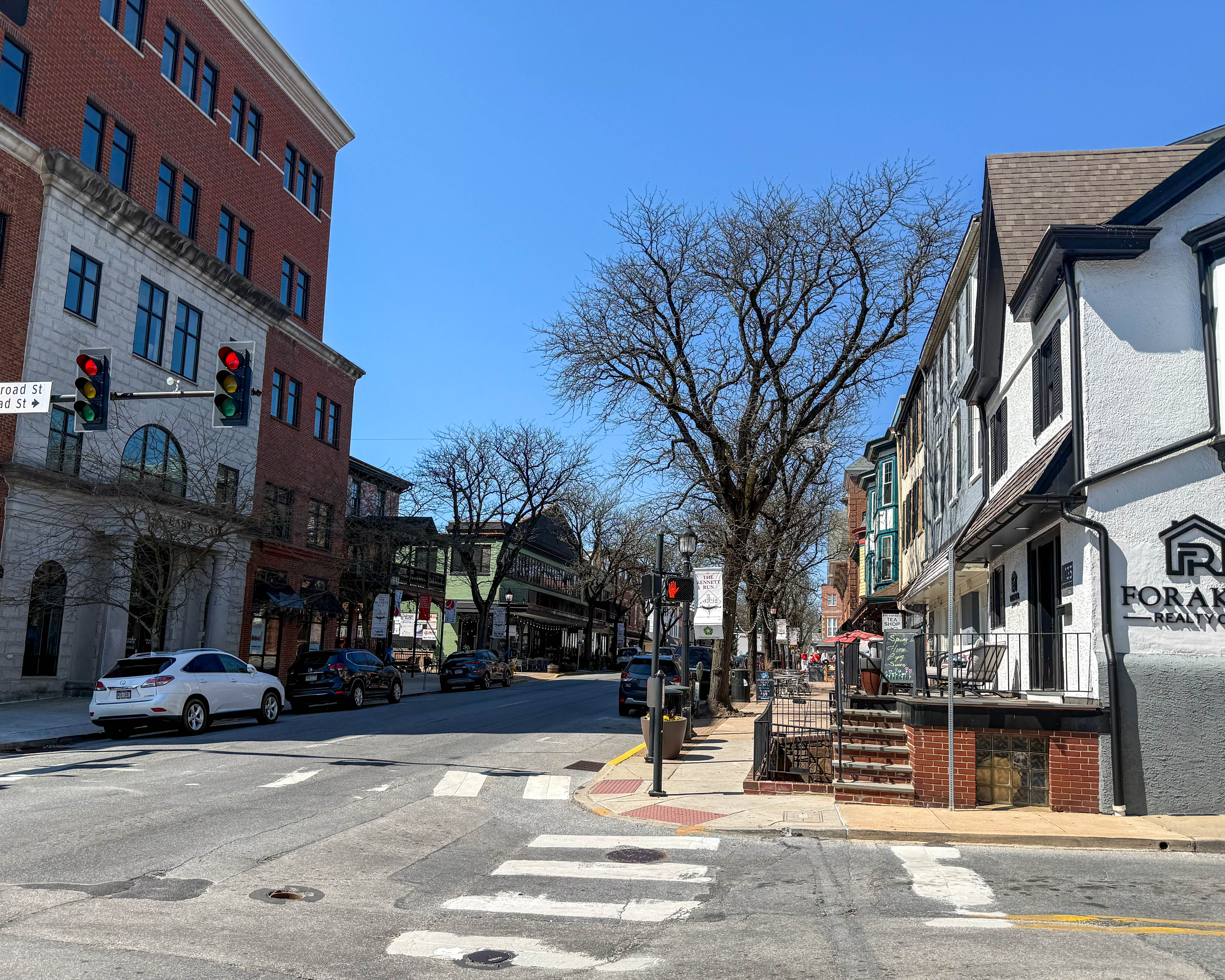 East State Street in Kennett Square, Pennsylvania serving the local community
