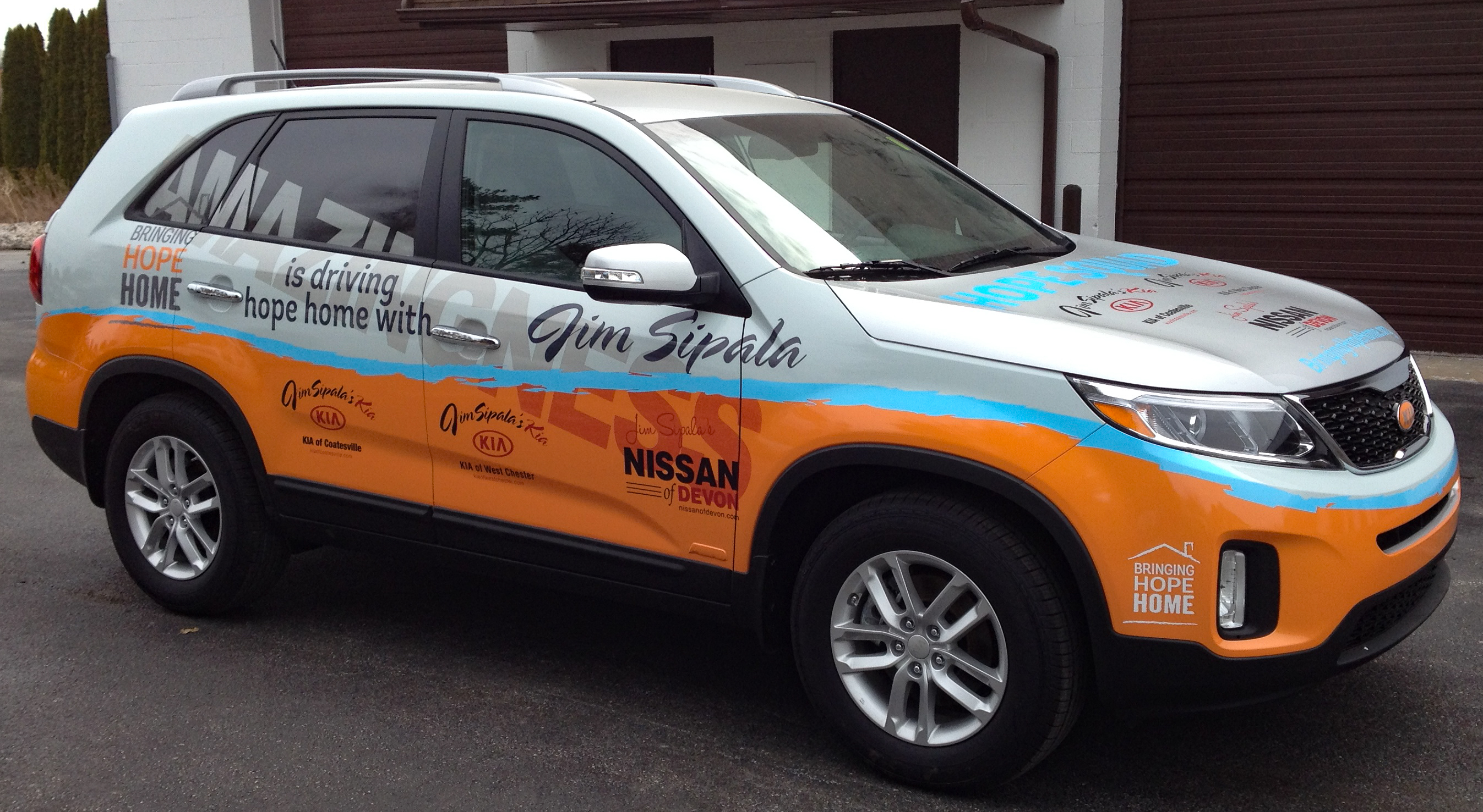 Full car wrap for a business