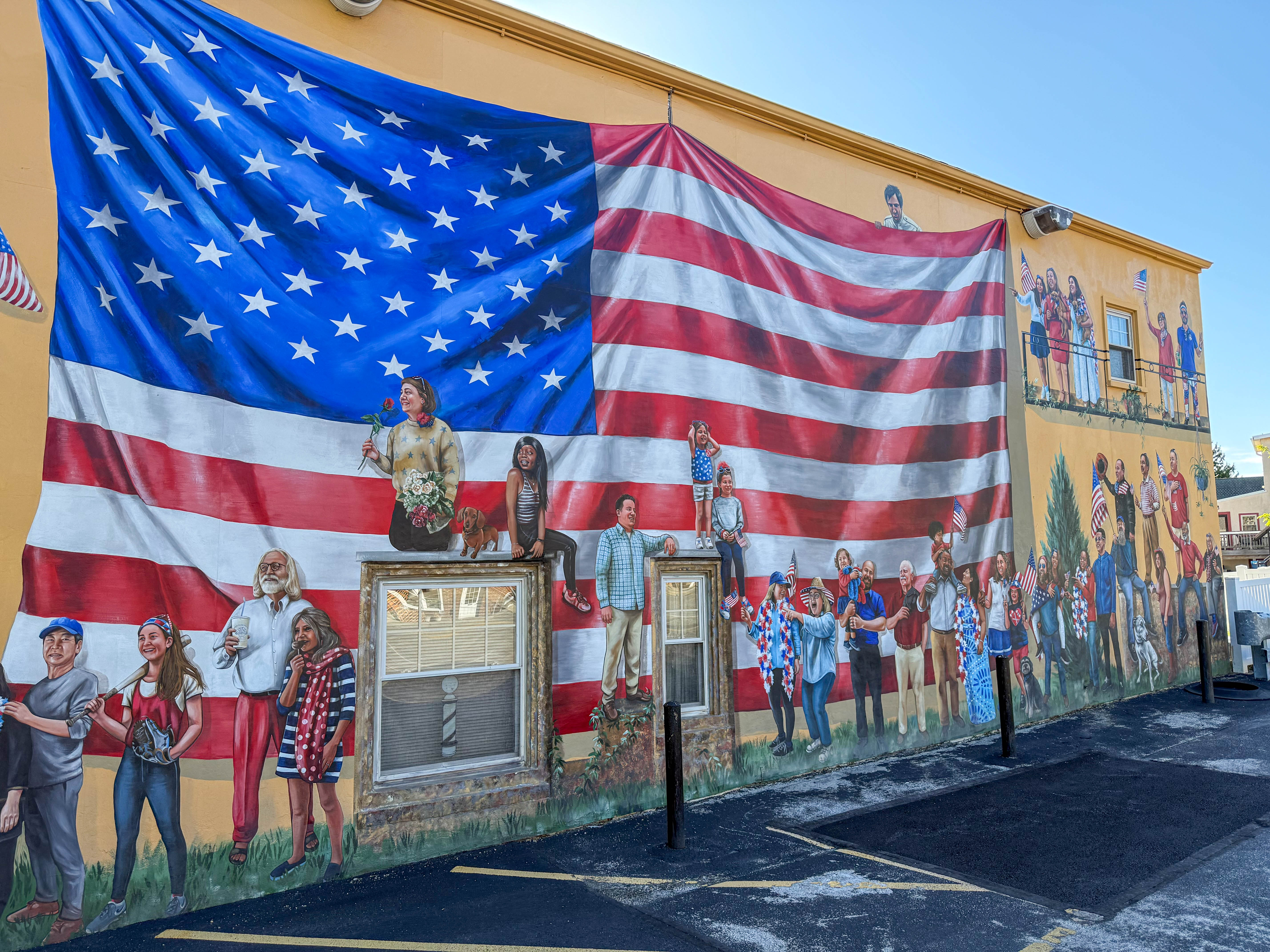 Berwyn Mural at 682 Lancaster Avenue in Berwyn, Pennsylvania serving the local community