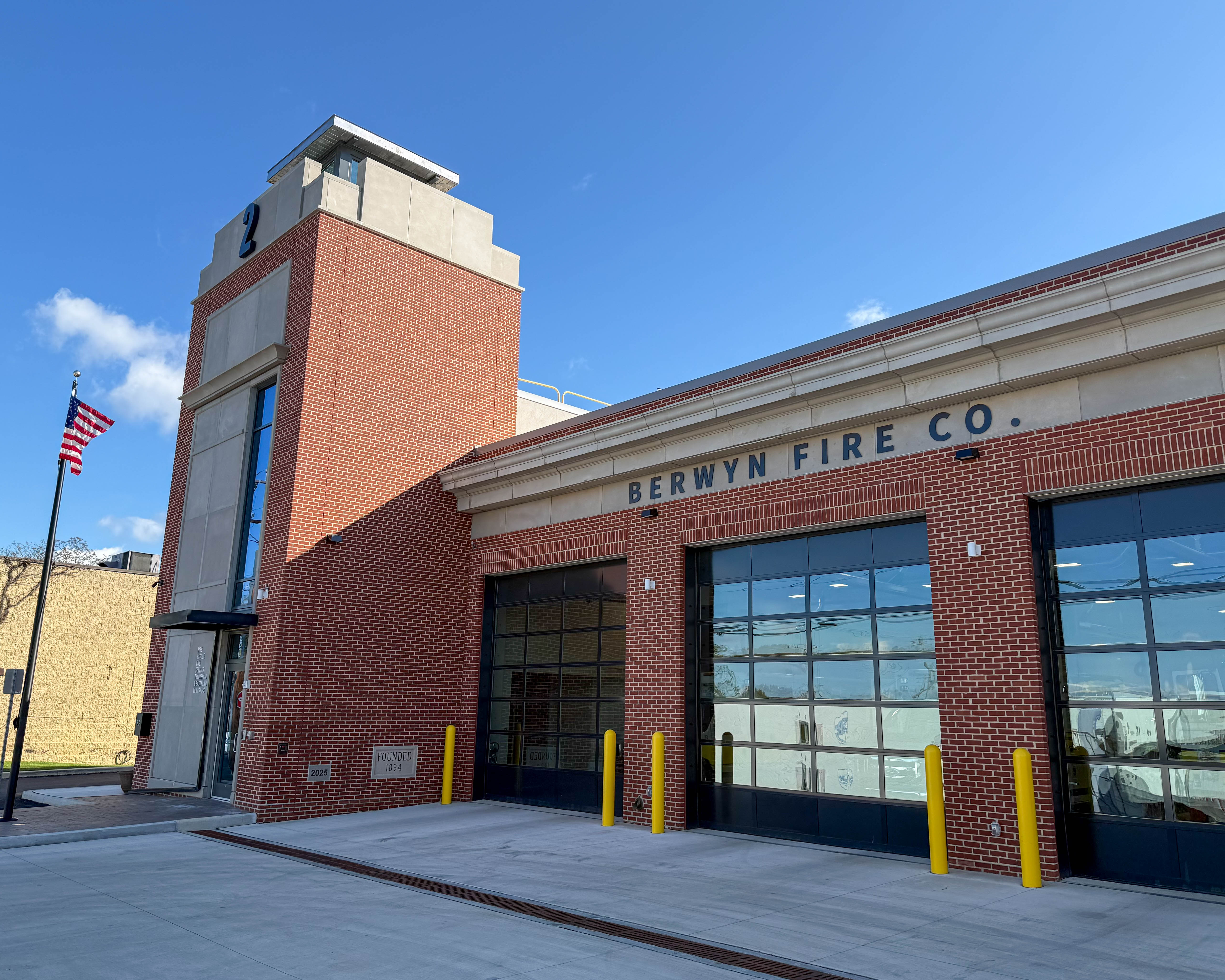 Berwyn Fire Company at 23 Bridge Avenue in Berwyn, Pennsylvania serving the local community