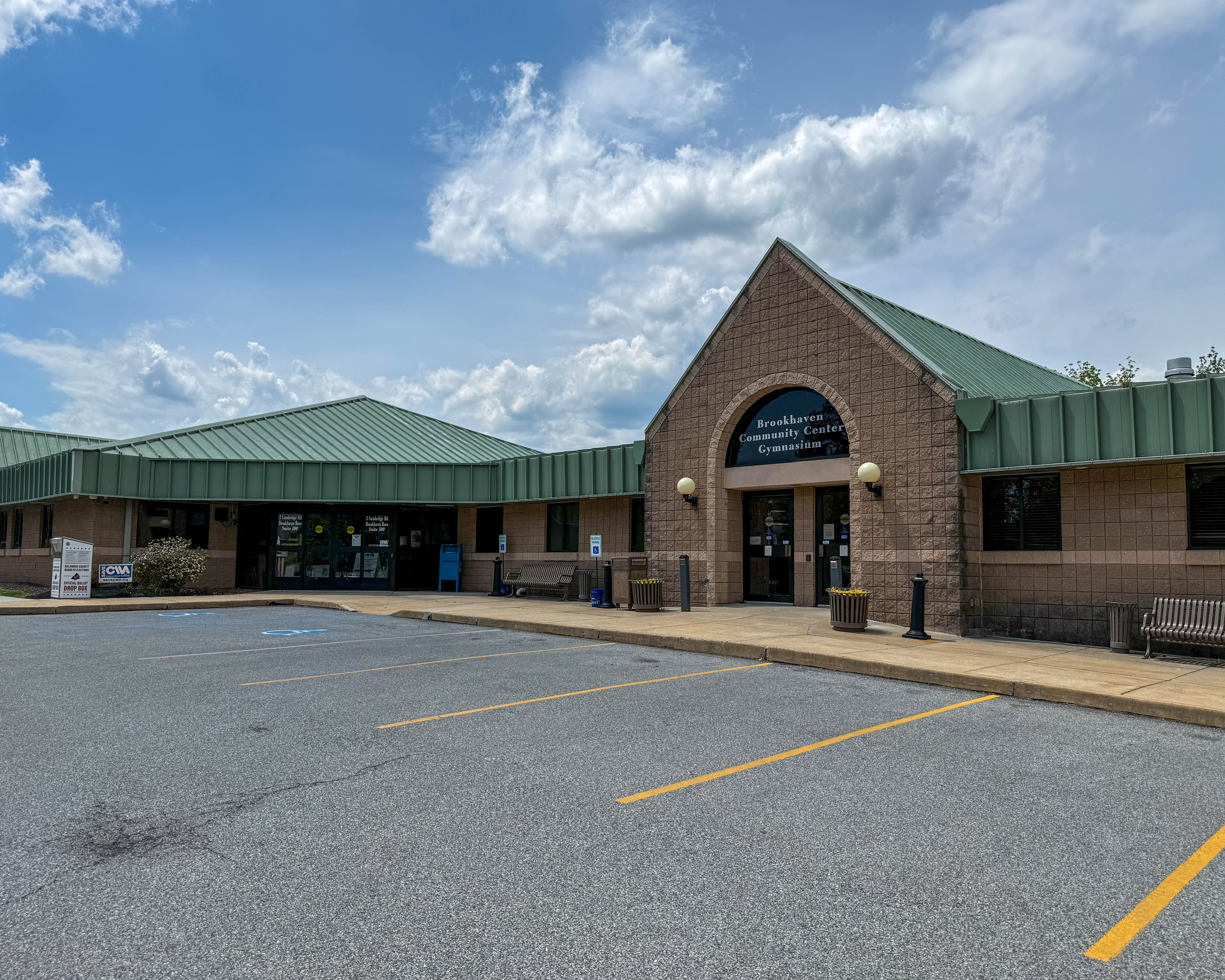 Brookhaven Municipal Center at 2 Cambridge Road in Brookhaven, Pennsylvania serving the local community
