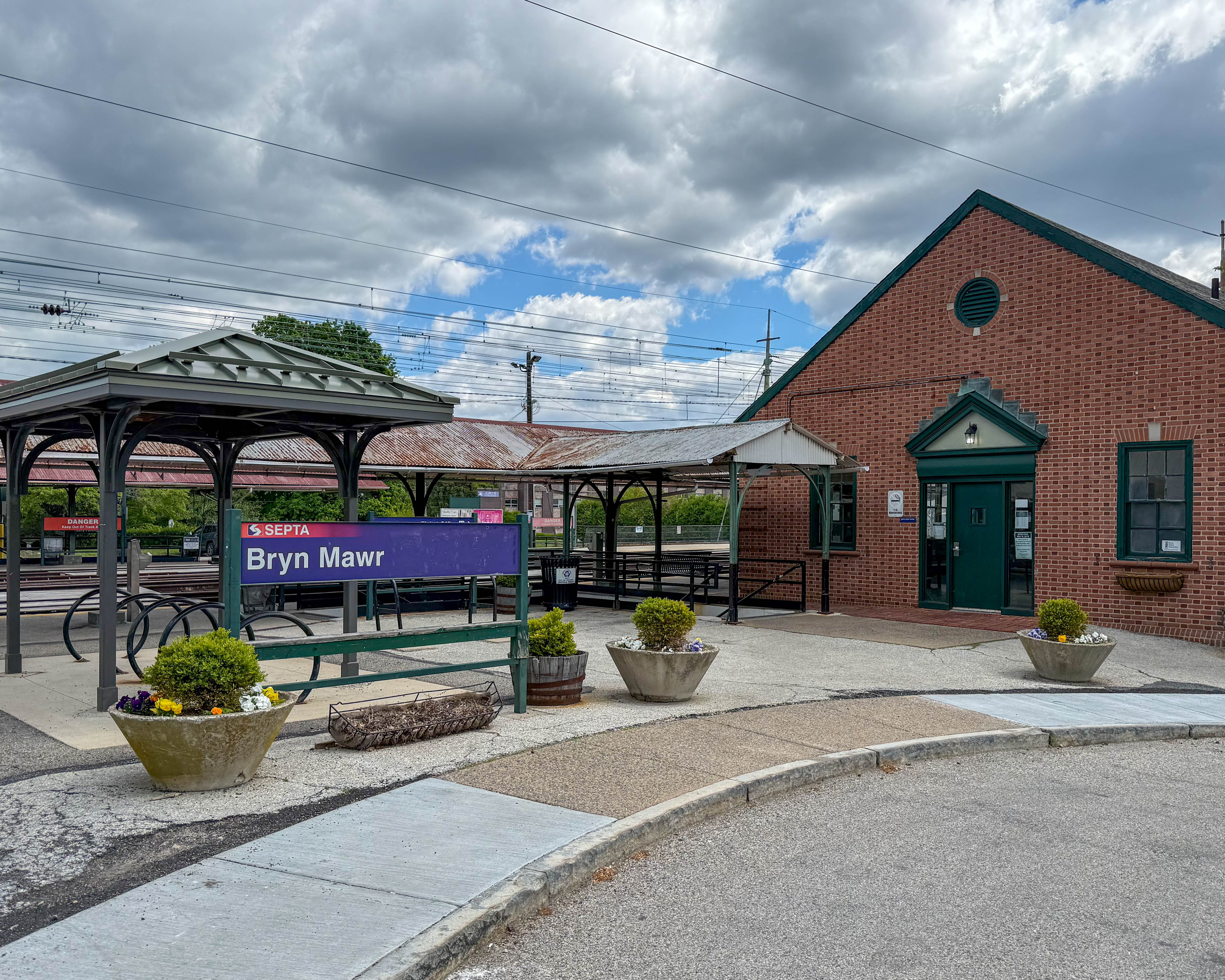 Bryn Mawr Train Station at 54 N Bryn Mawr Avenue in Bryn Mawr, Pennsylvania serving the local community