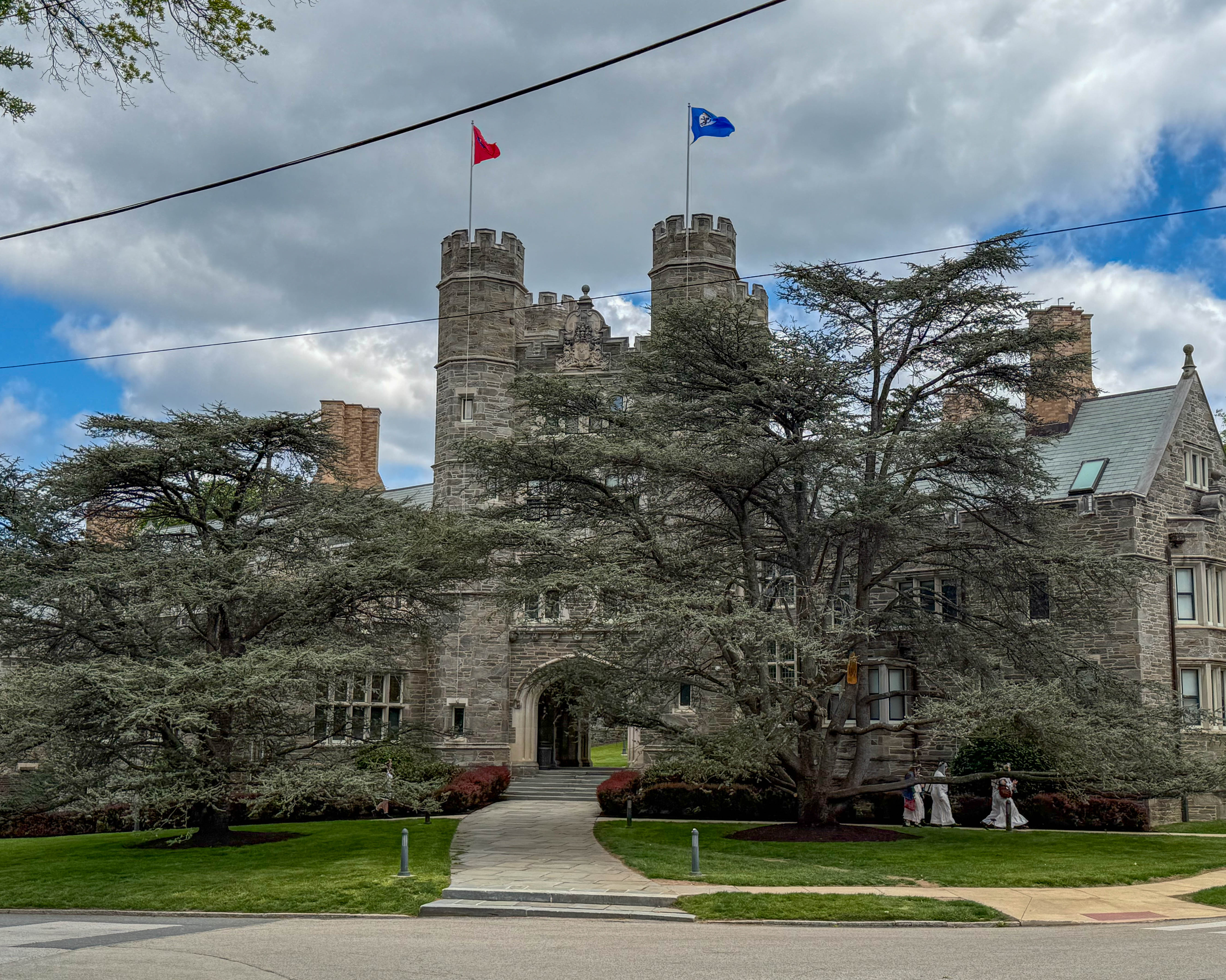 Rockefeller Hall at Bryn Mawr College, located at 200 N Merion Avenue in Bryn Mawr, Pennsylvania serving the local community