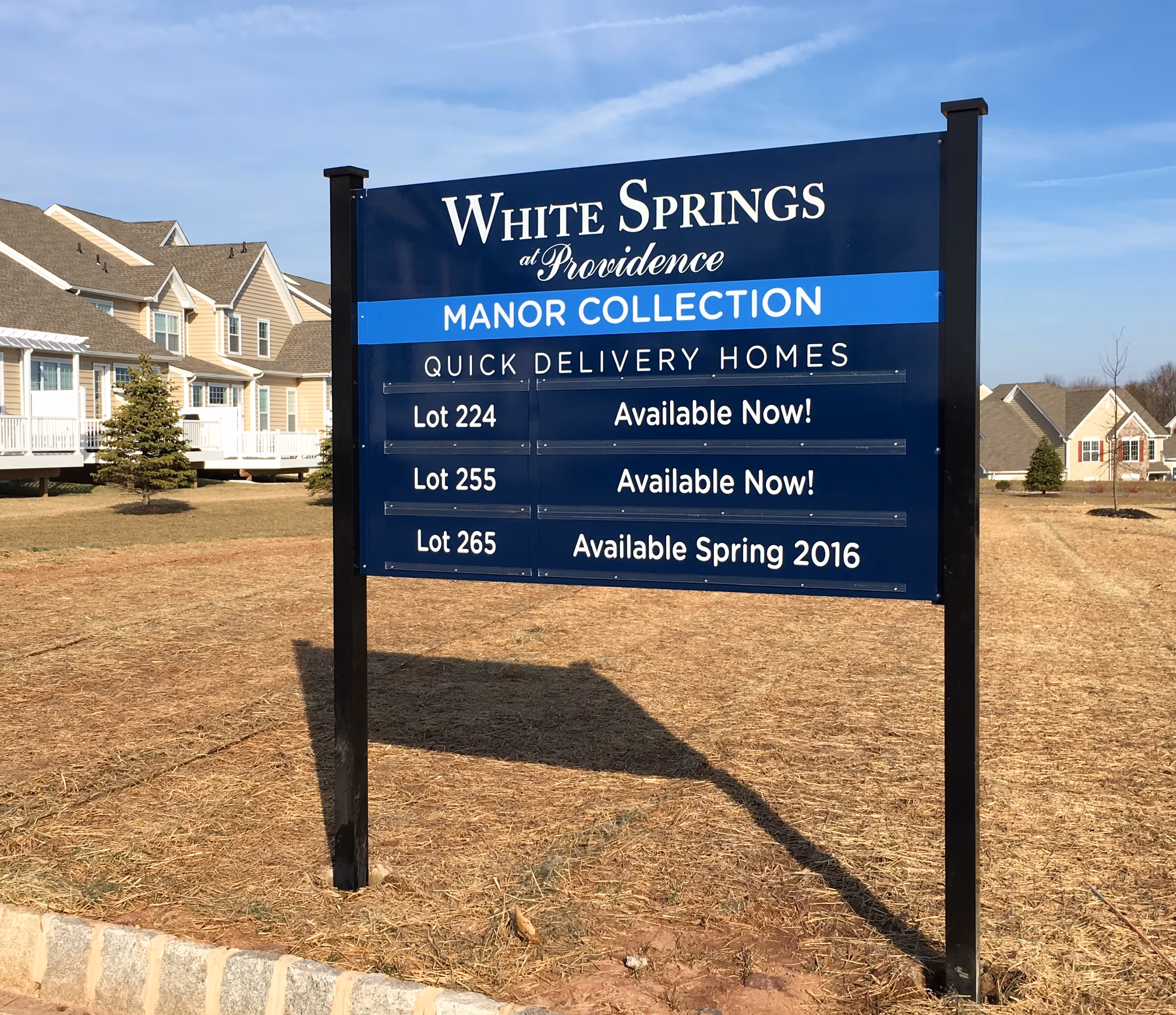 Neighborhood directory for a housing development