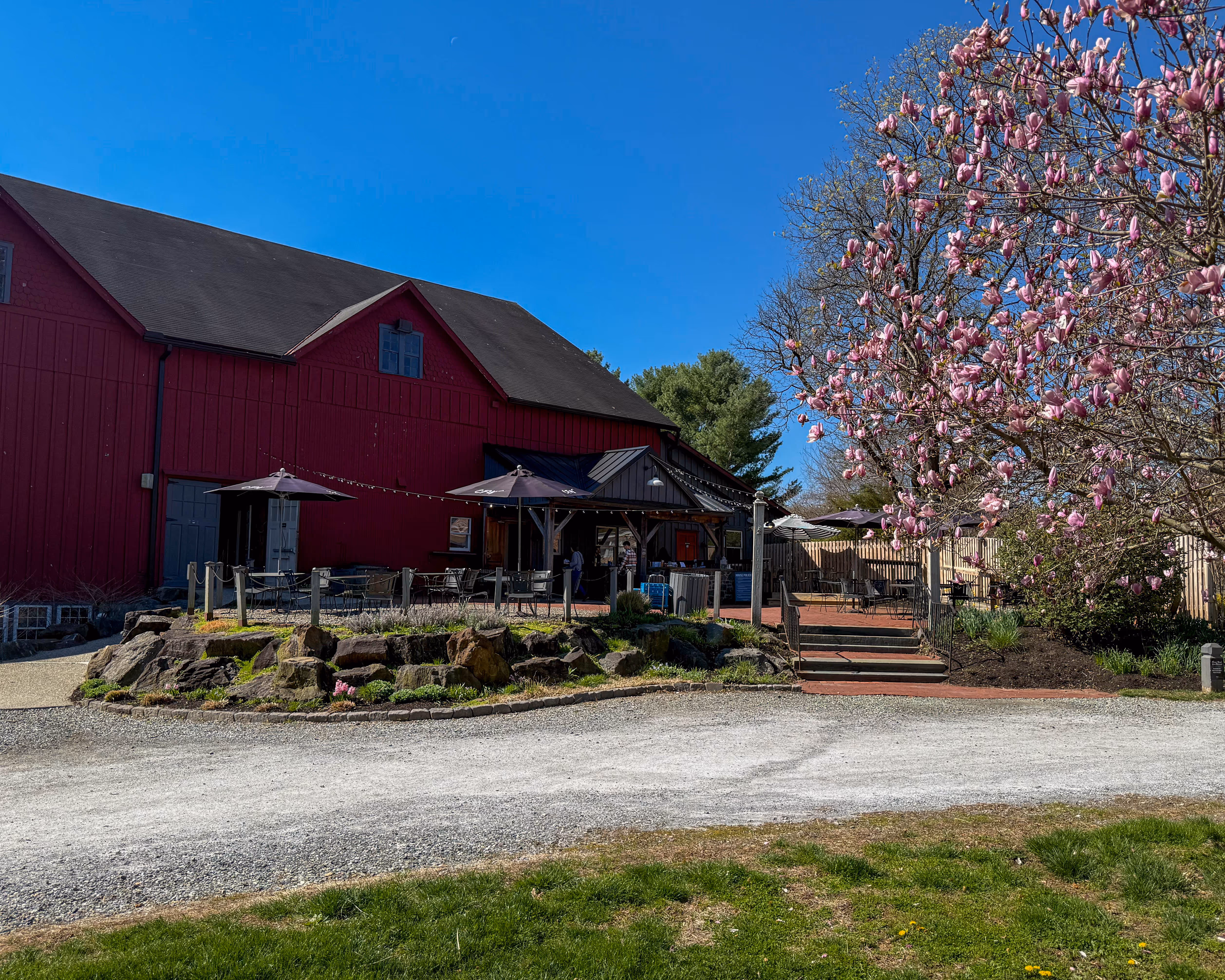 Exterior of Chaddsford Winery at 632 Baltimore Pike in Chadds Ford, Pennsylvania serving the local community