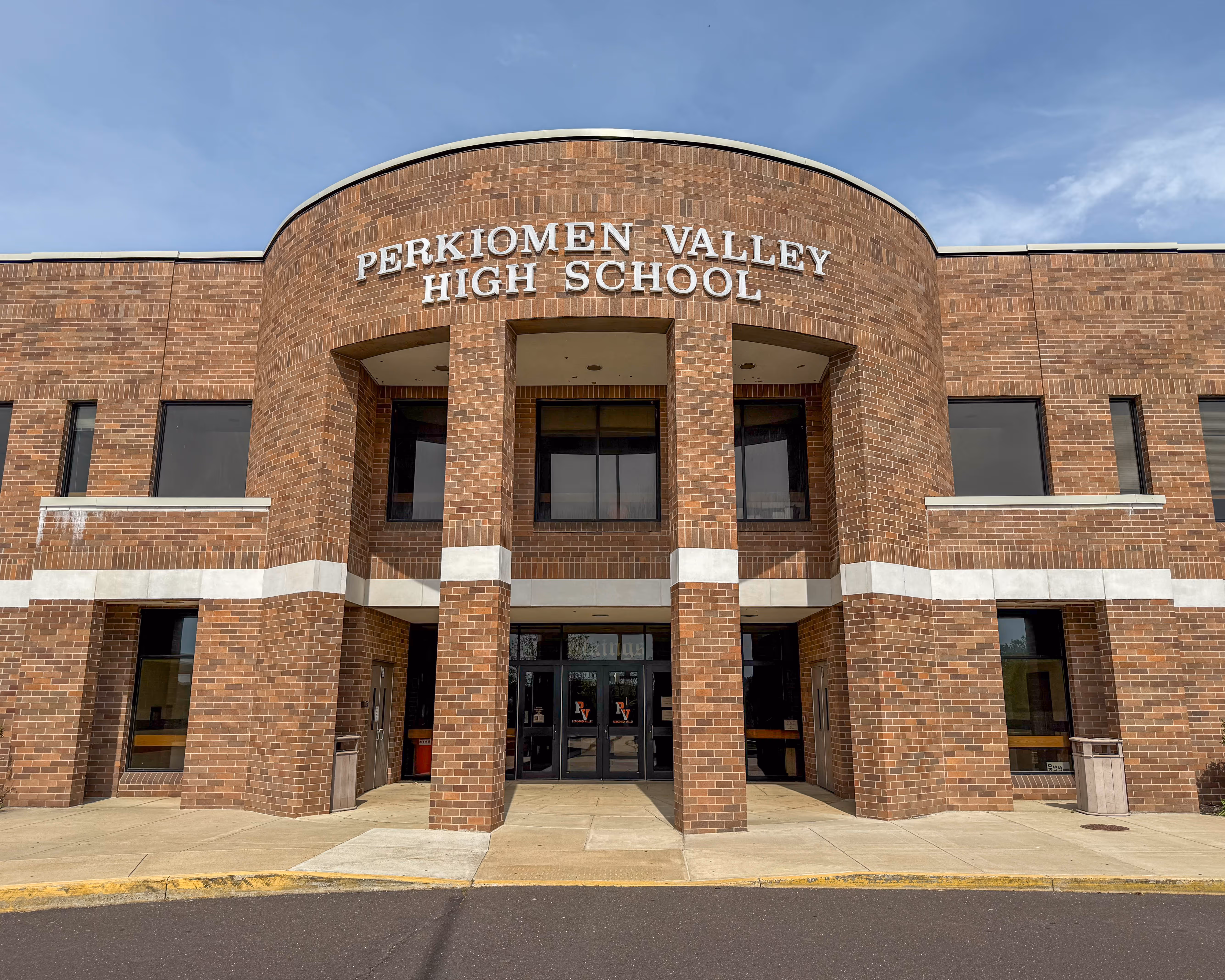 Perkiomen Valley High School at 509 Gravel Pike in Collegeville, Pennsylvania serving the local community