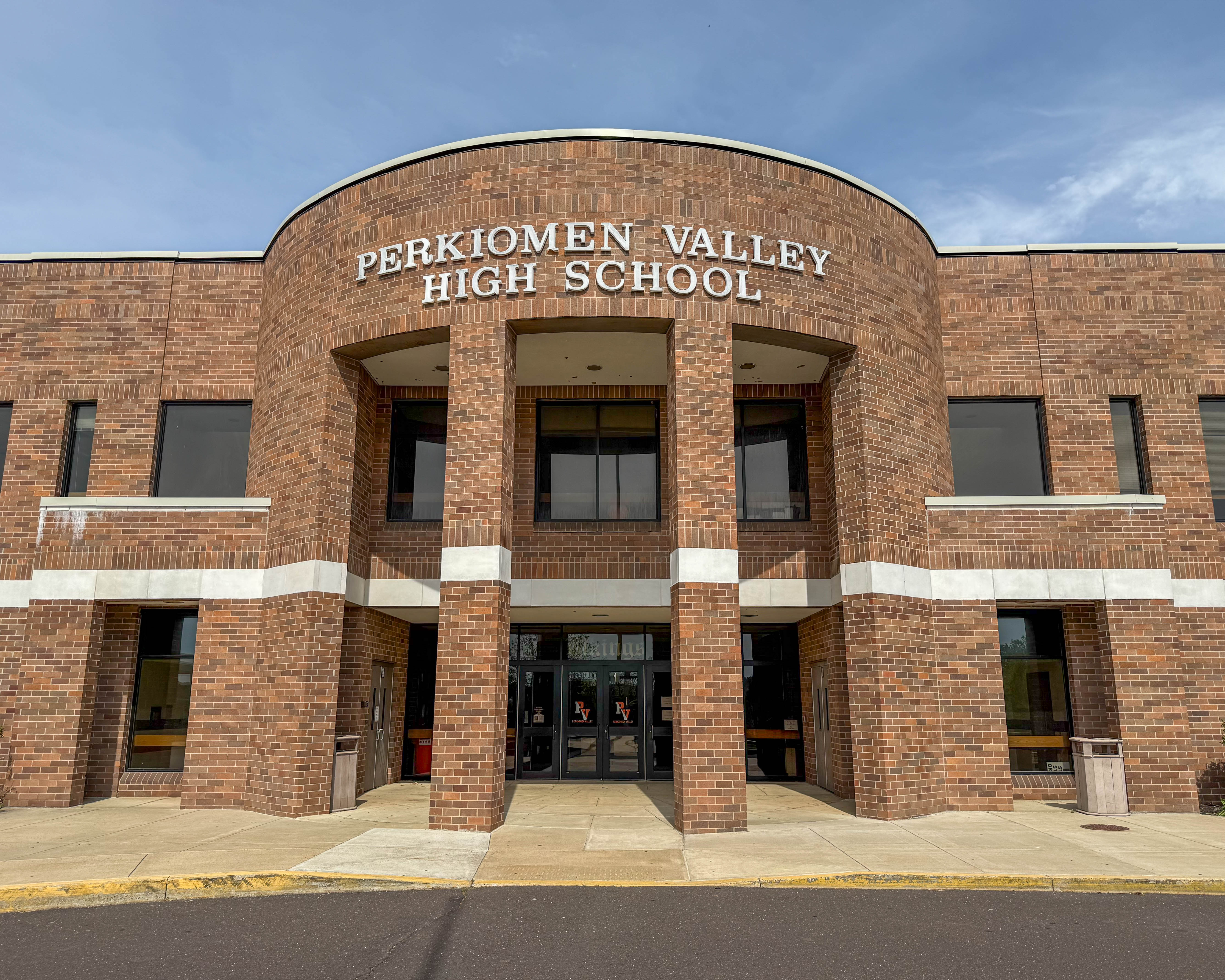 Perkiomen Valley High School at 509 Gravel Pike in Collegeville, Pennsylvania serving the local community