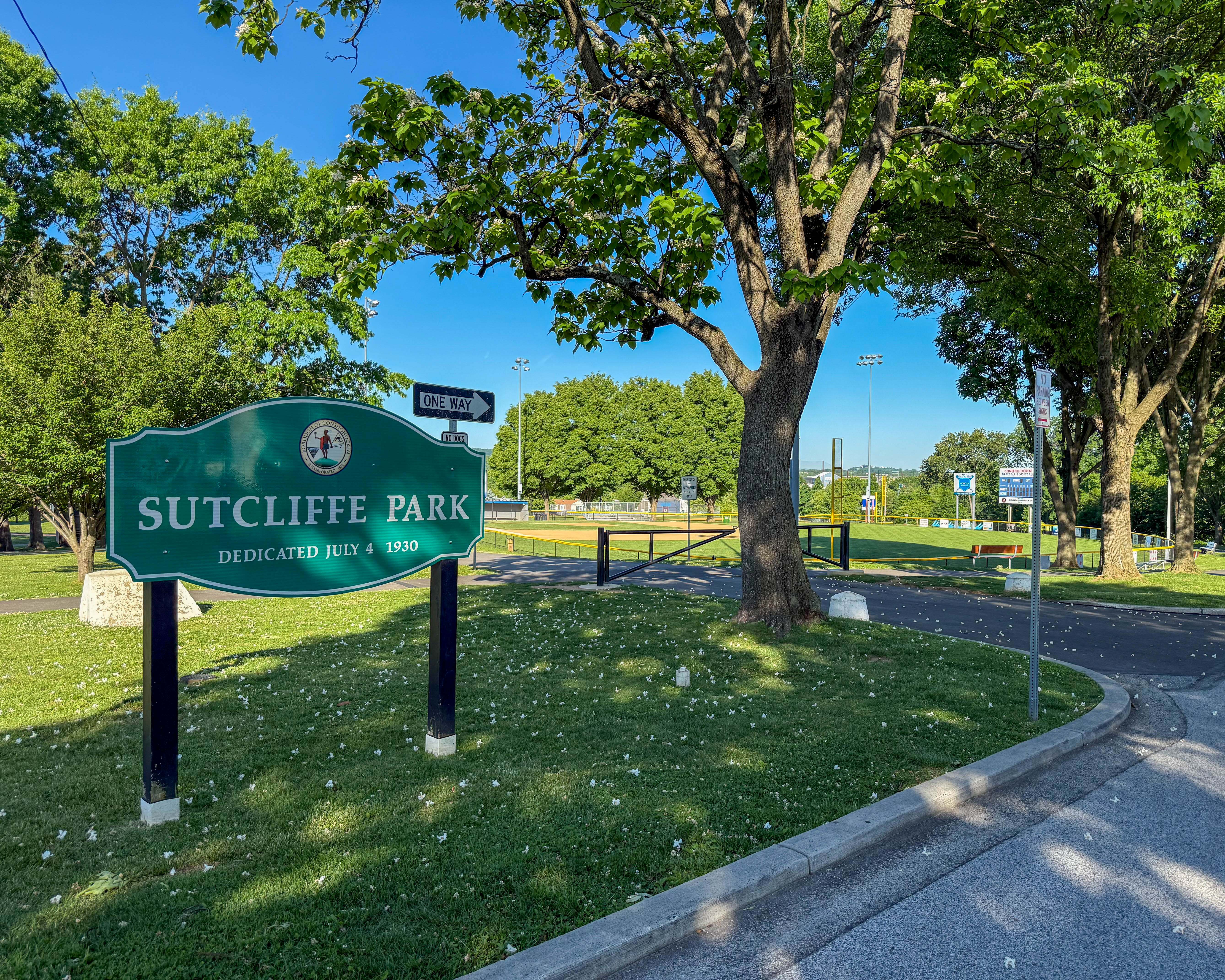 Sutcliffe Park at 343 W 10th Street in Conshohocken, Pennsylvania serving the local community