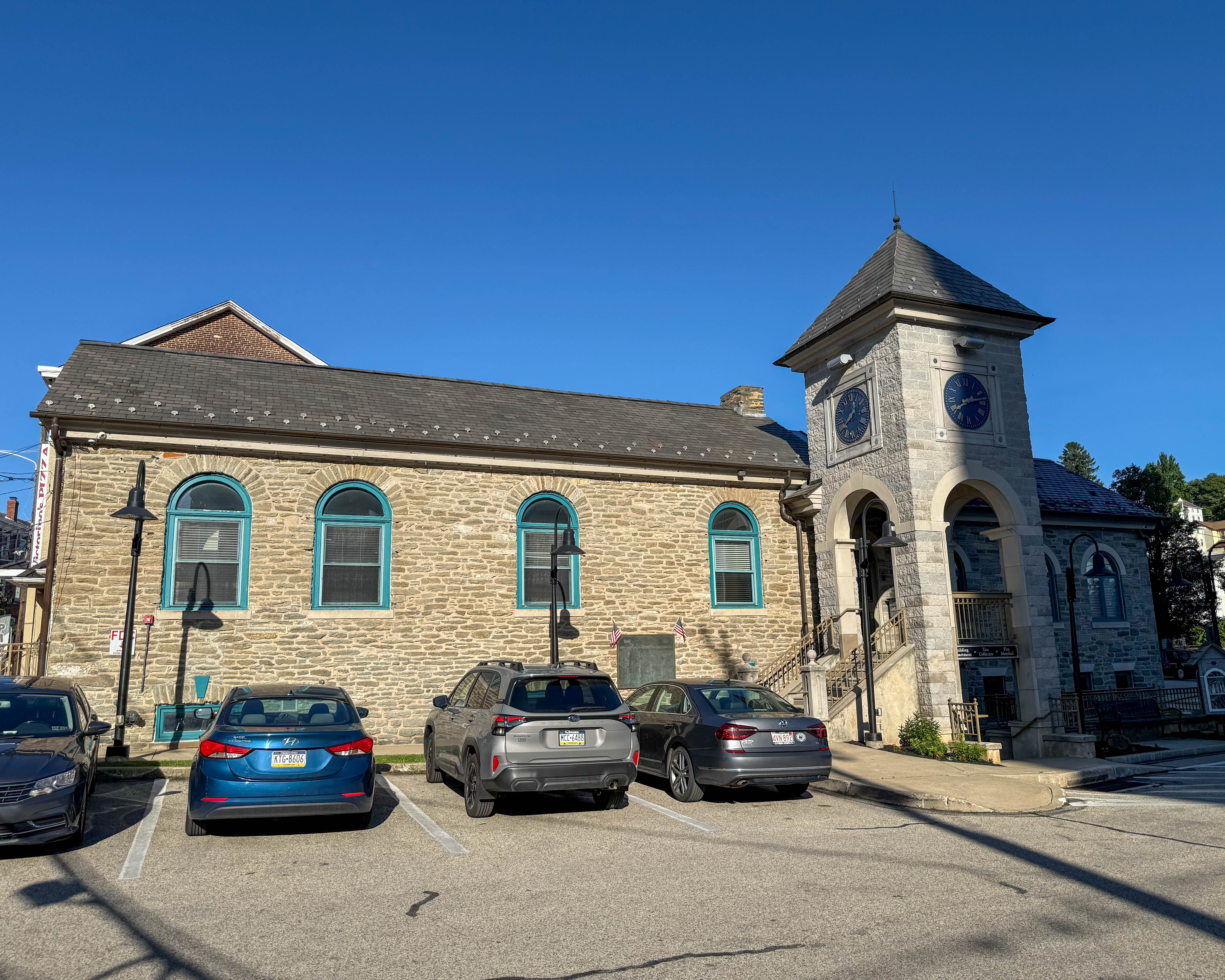 West Conshohocken Borough Hall at 112 Ford Street in Conshohocken, Pennsylvania serving the local community