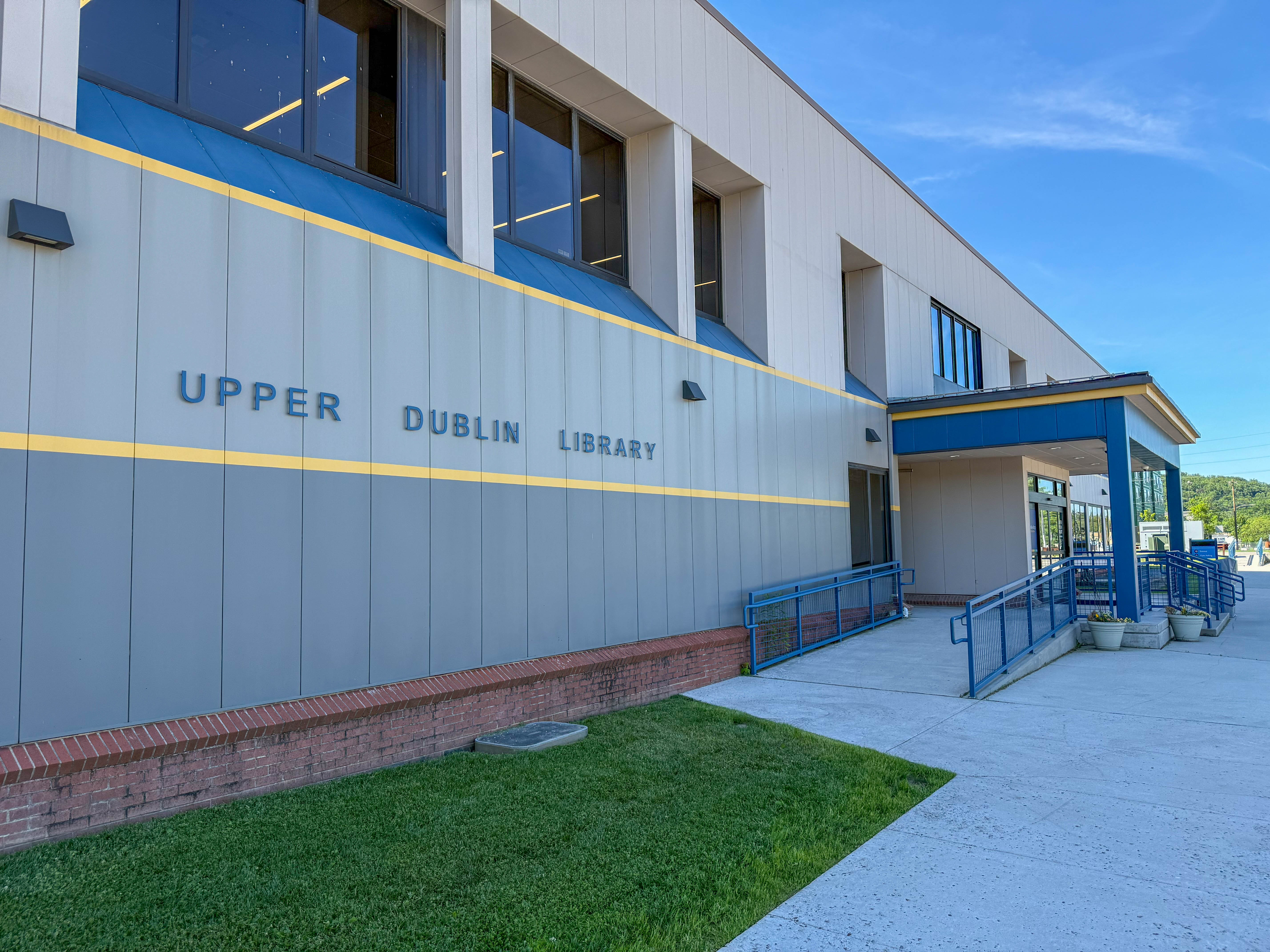 Upper Dublin Public Library at 520 Virginia Drive in Fort Washington, Pennsylvania serving the local community