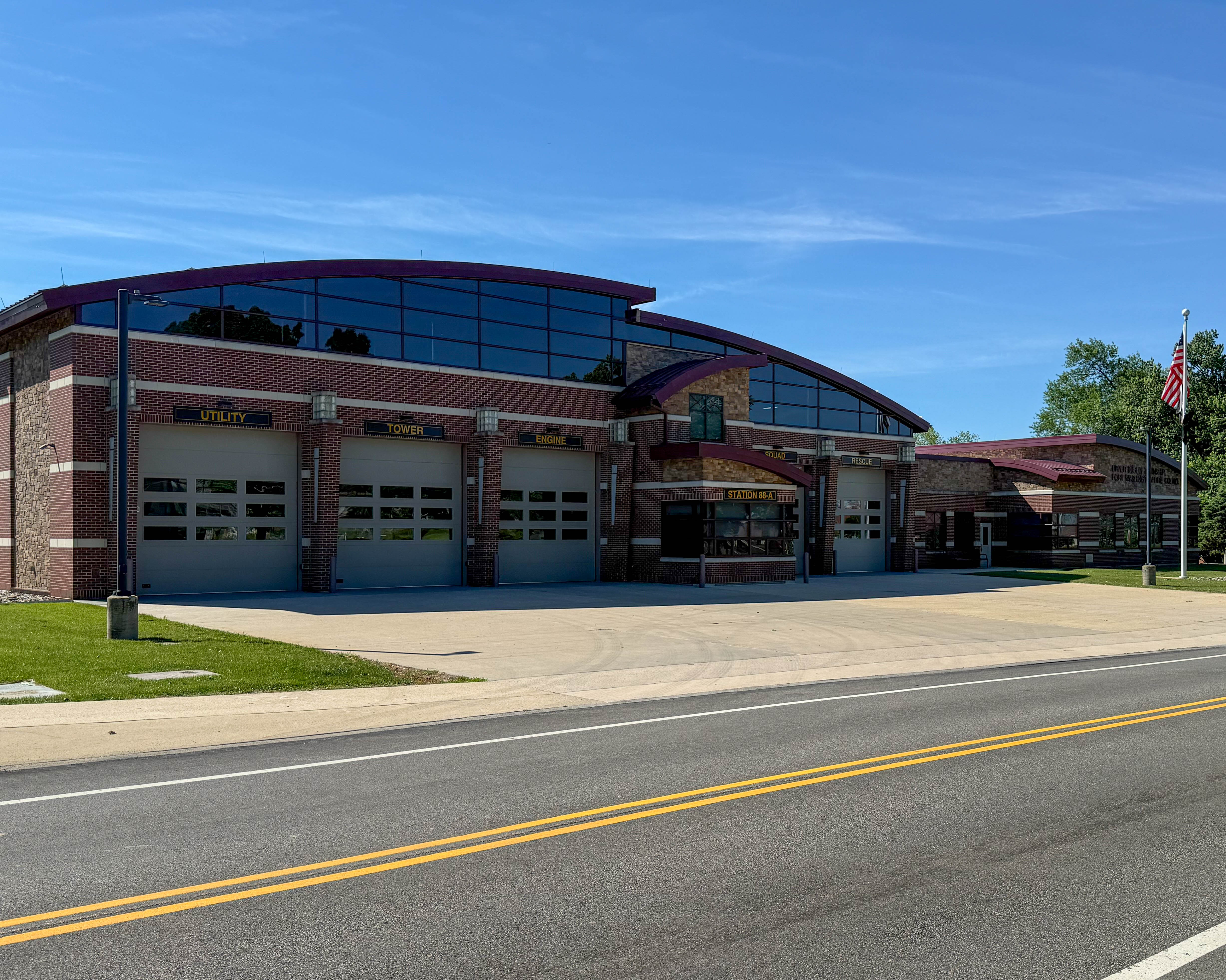 Fort Washington Fire Company No. 1 at 1245 Ft Washington Ave in Fort Washington, Pennsylvania serving the local community