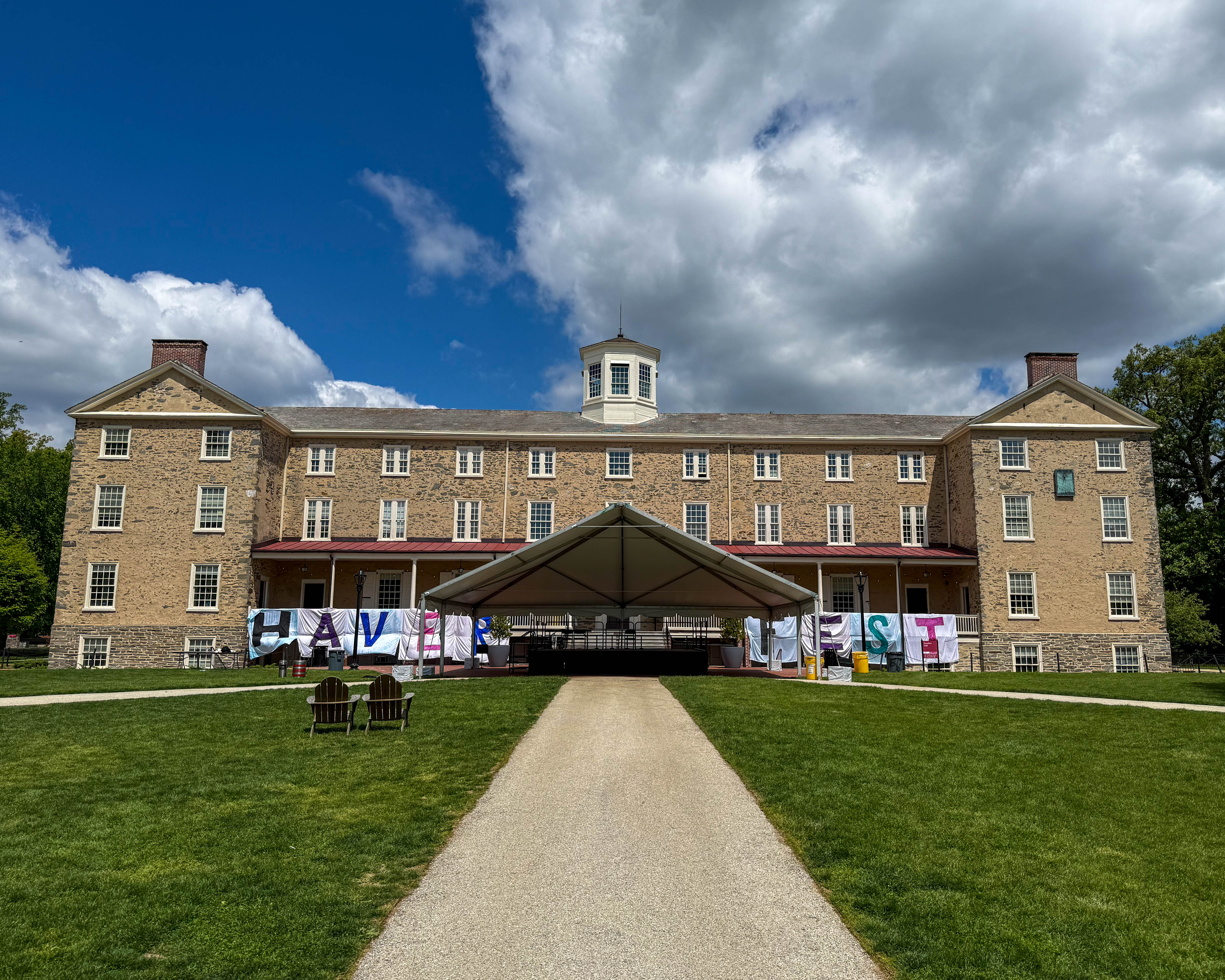 Founders Hall at Haverford College, locasted at 370 Lancaster Avenue in Haverford, Pennsylvania serving the local community