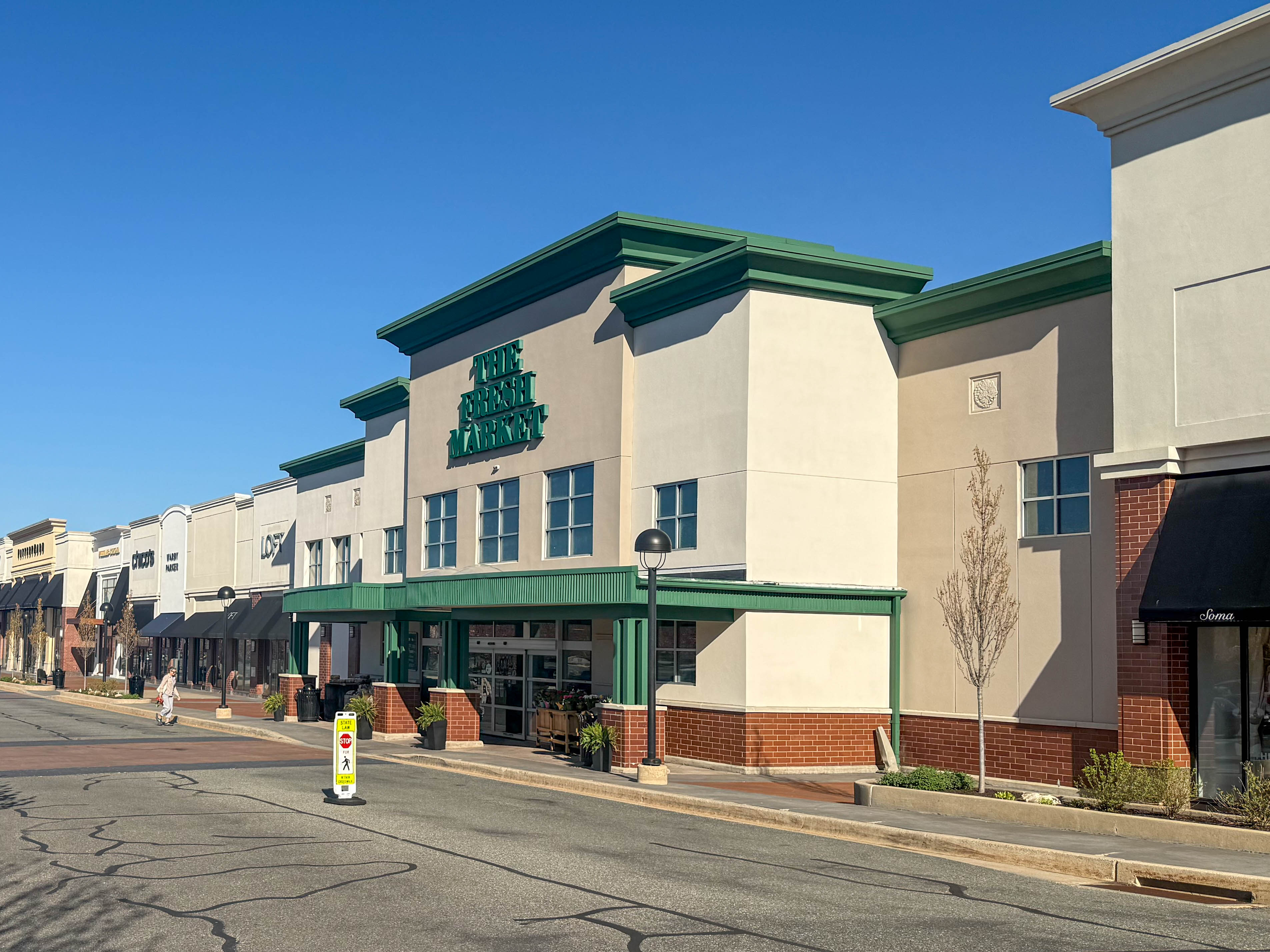 Exterior of The Fresh Market at 925 Baltimore Pike in Glen Mills, Pennsylvania serving the local community
