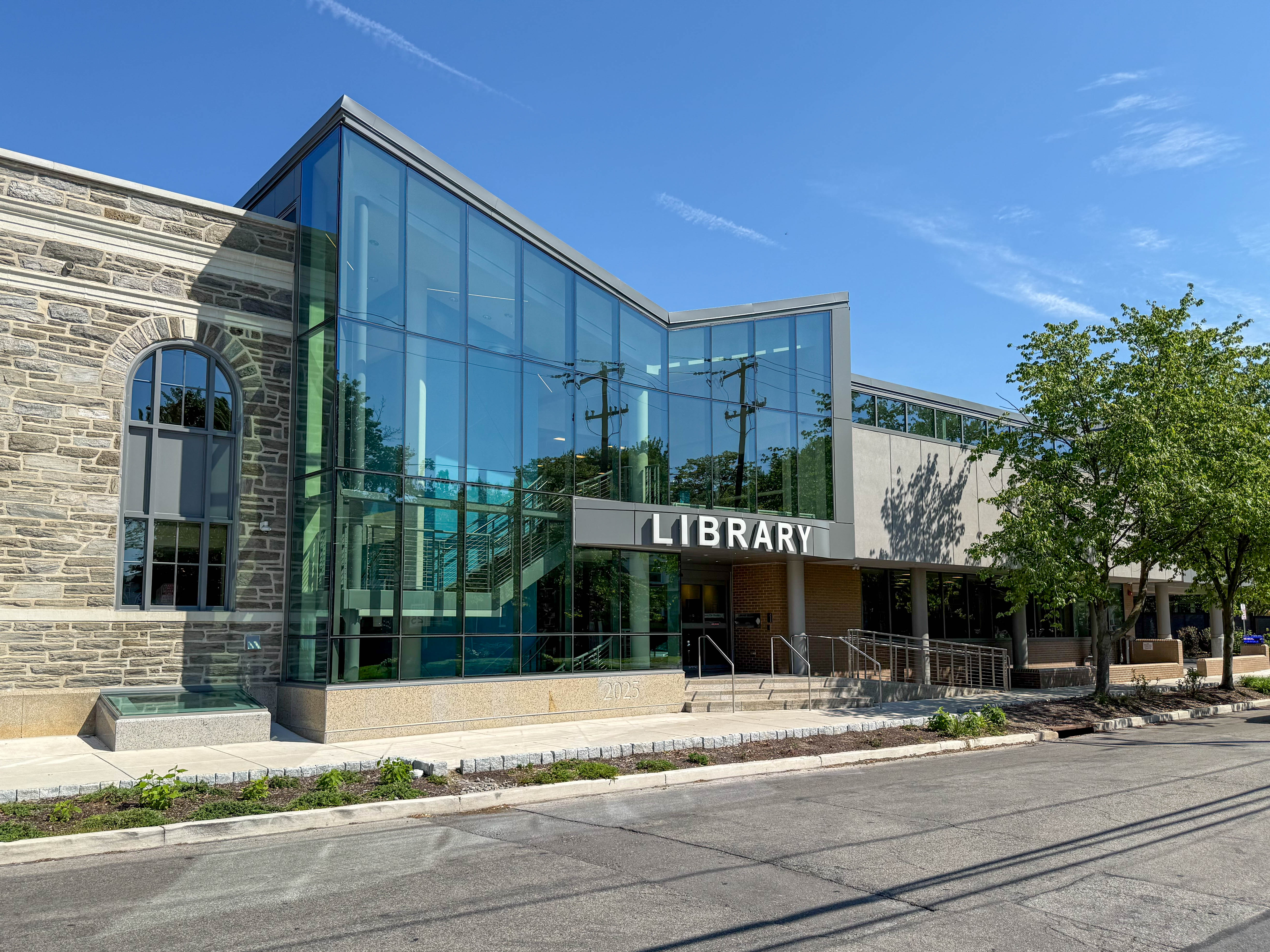 Haverford Township Free Library at 1601 Darby Road in Havertown, Pennsylvania serving the local community