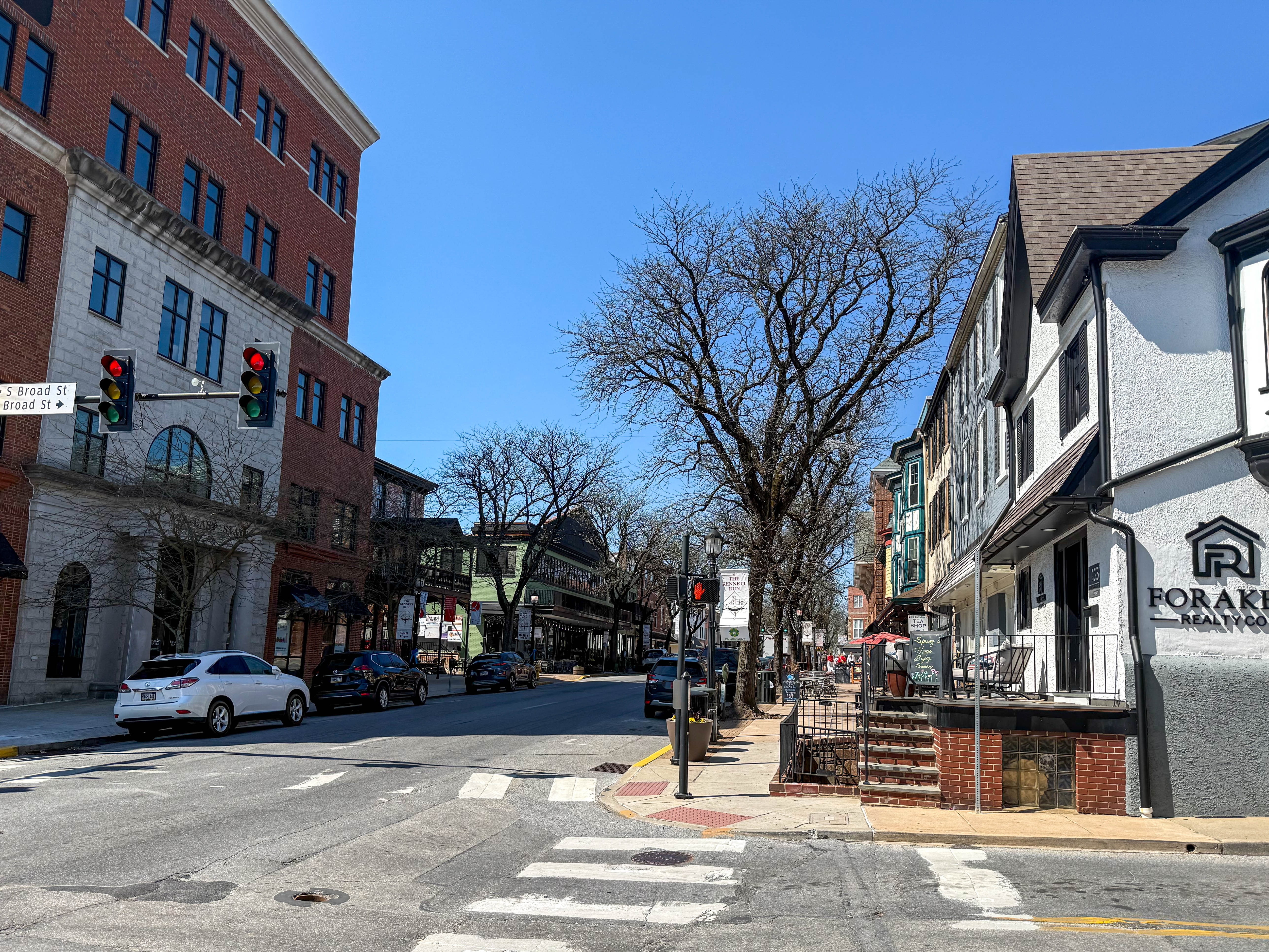 East State Street in Kennett Square, Pennsylvania serving the local community