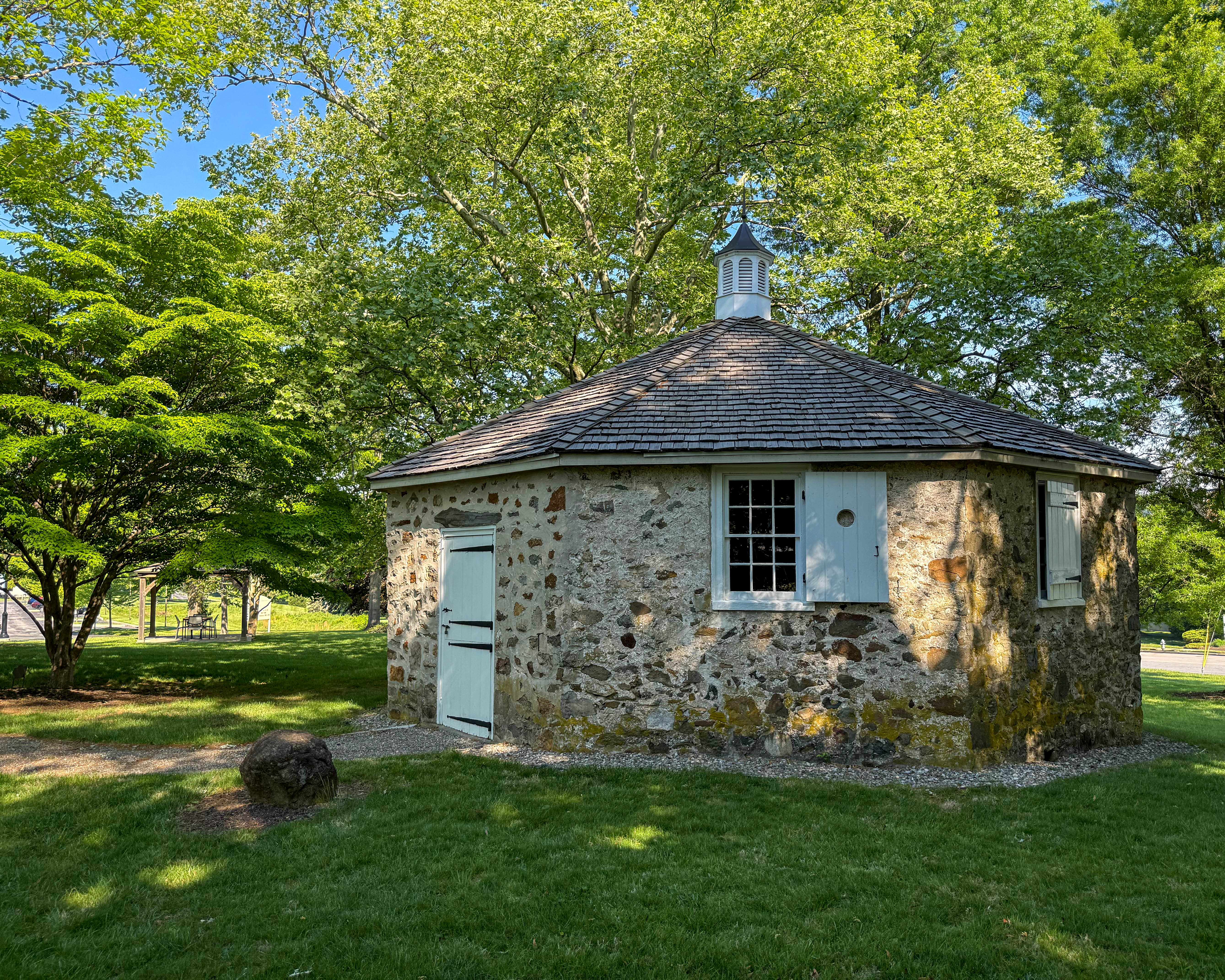 Hood Octagonal School at 3500 West Chester Pike in Newtown Square, Pennsylvania serving the local community