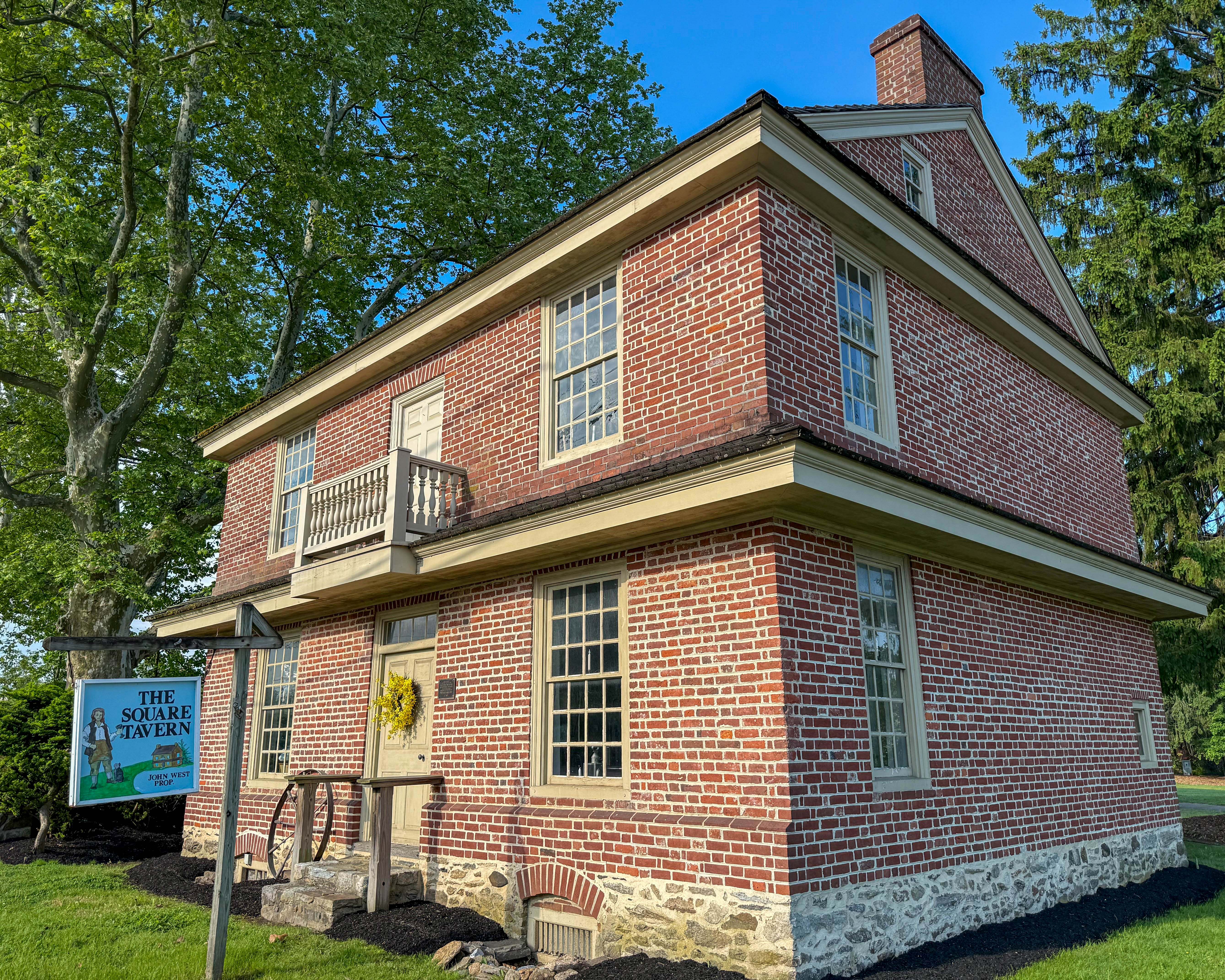 Square Tavern at 3716 Goshen Road in Newtown Square, Pennsylvania serving the local community