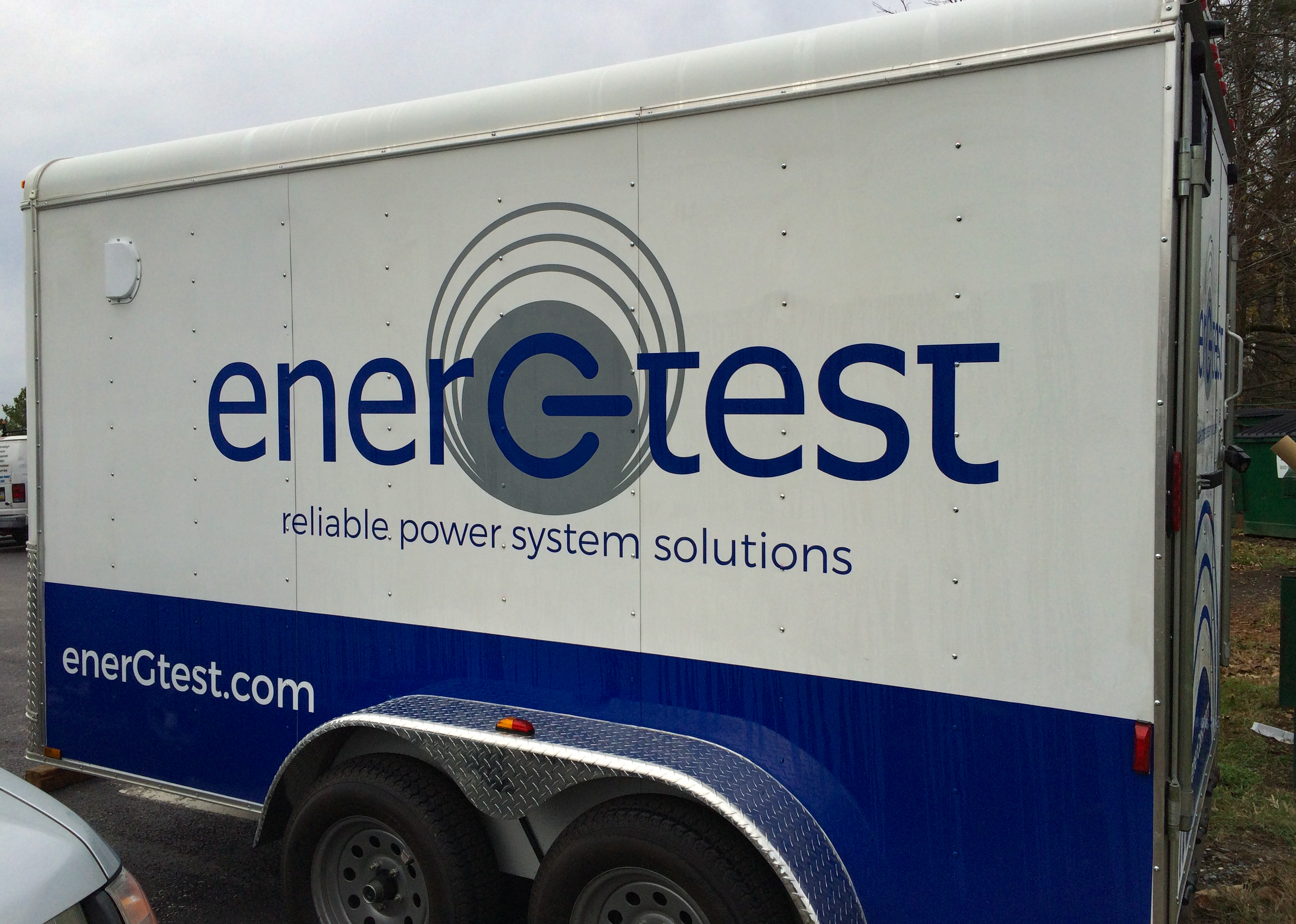 Sharp vinyl wrap on a large trailer
