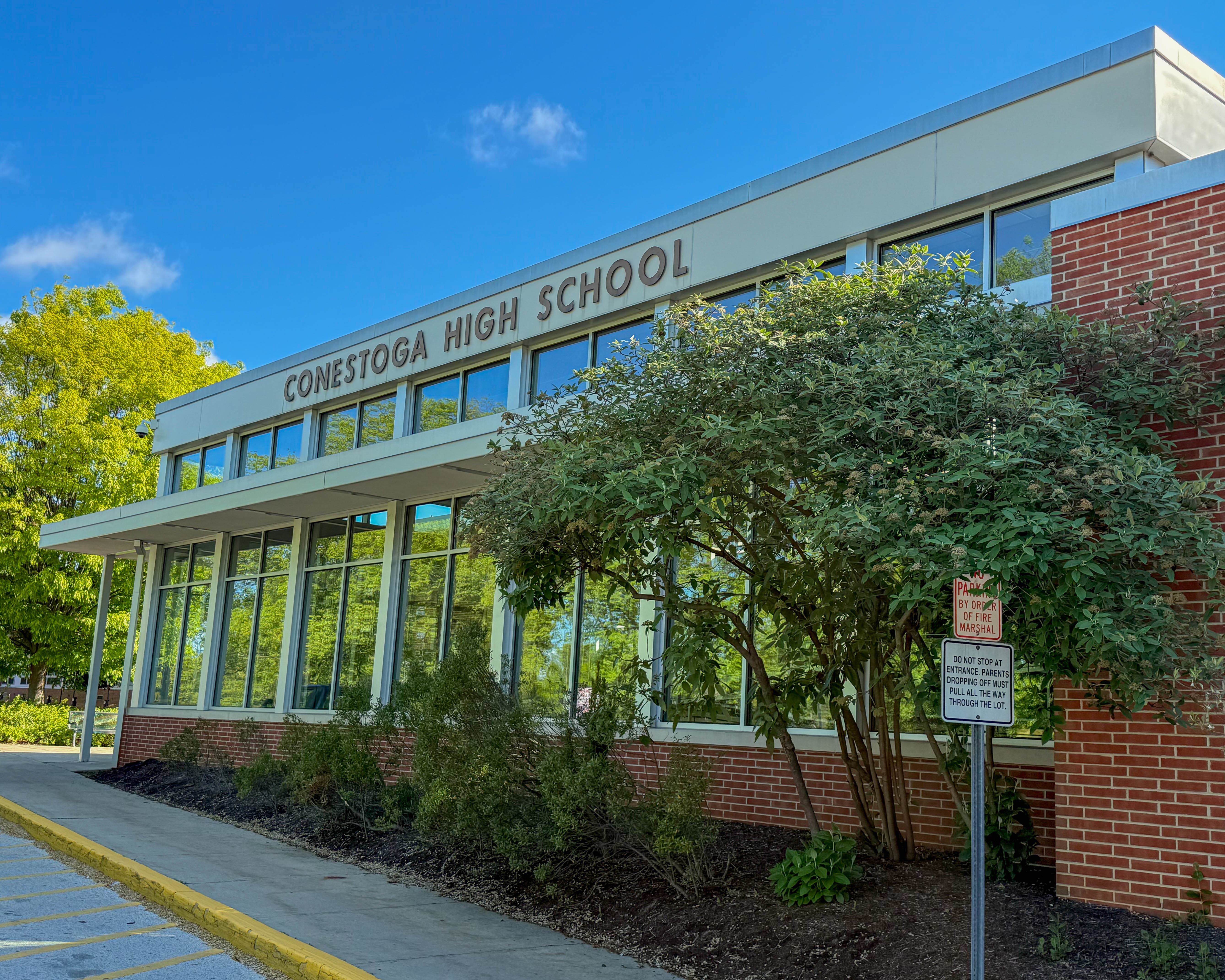 Conestoga High School at 200 Irish Road in Berwyn, Pennsylvania serving the local community
